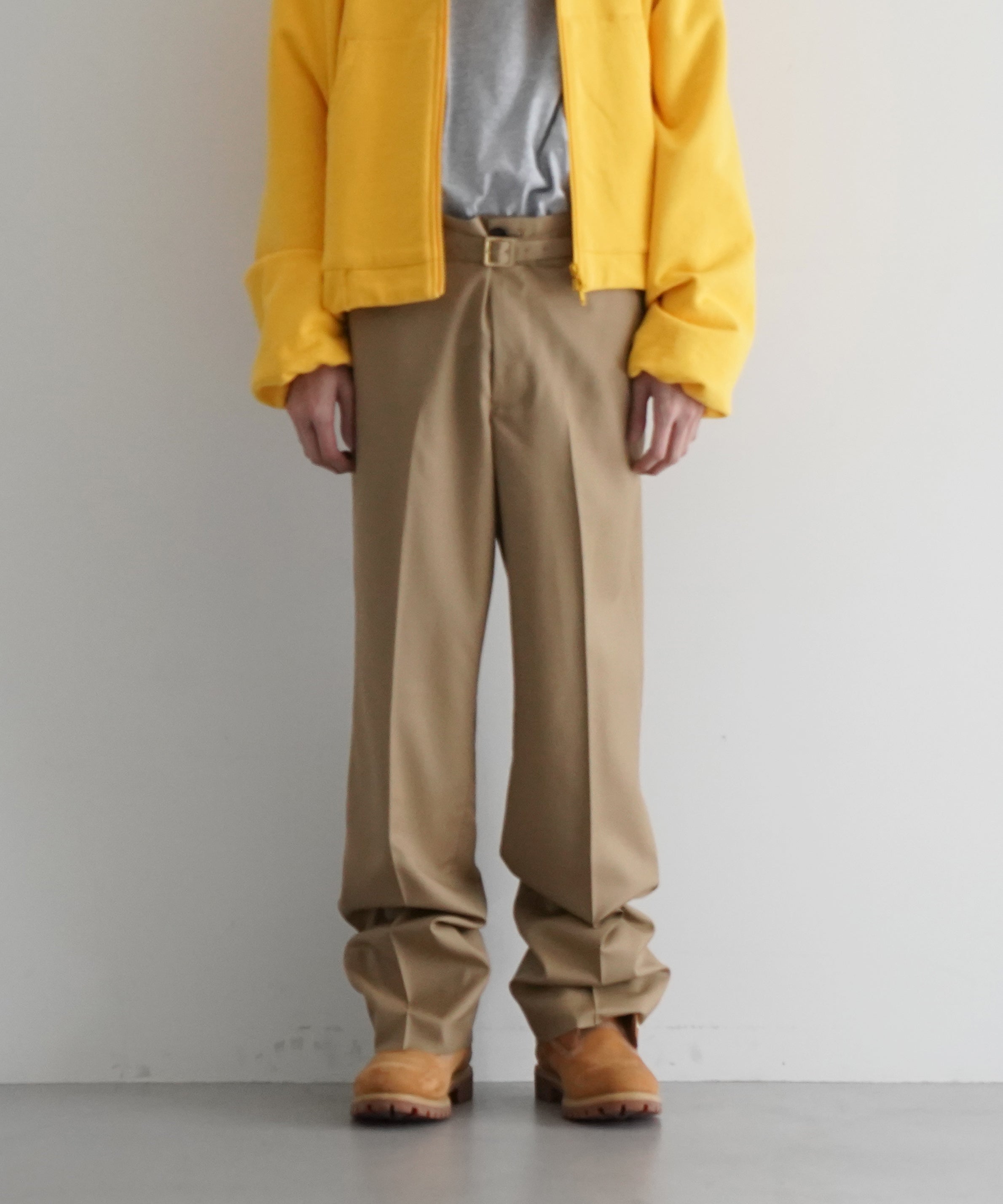 UNUSED Uw1152 wool slacks "GRAY"