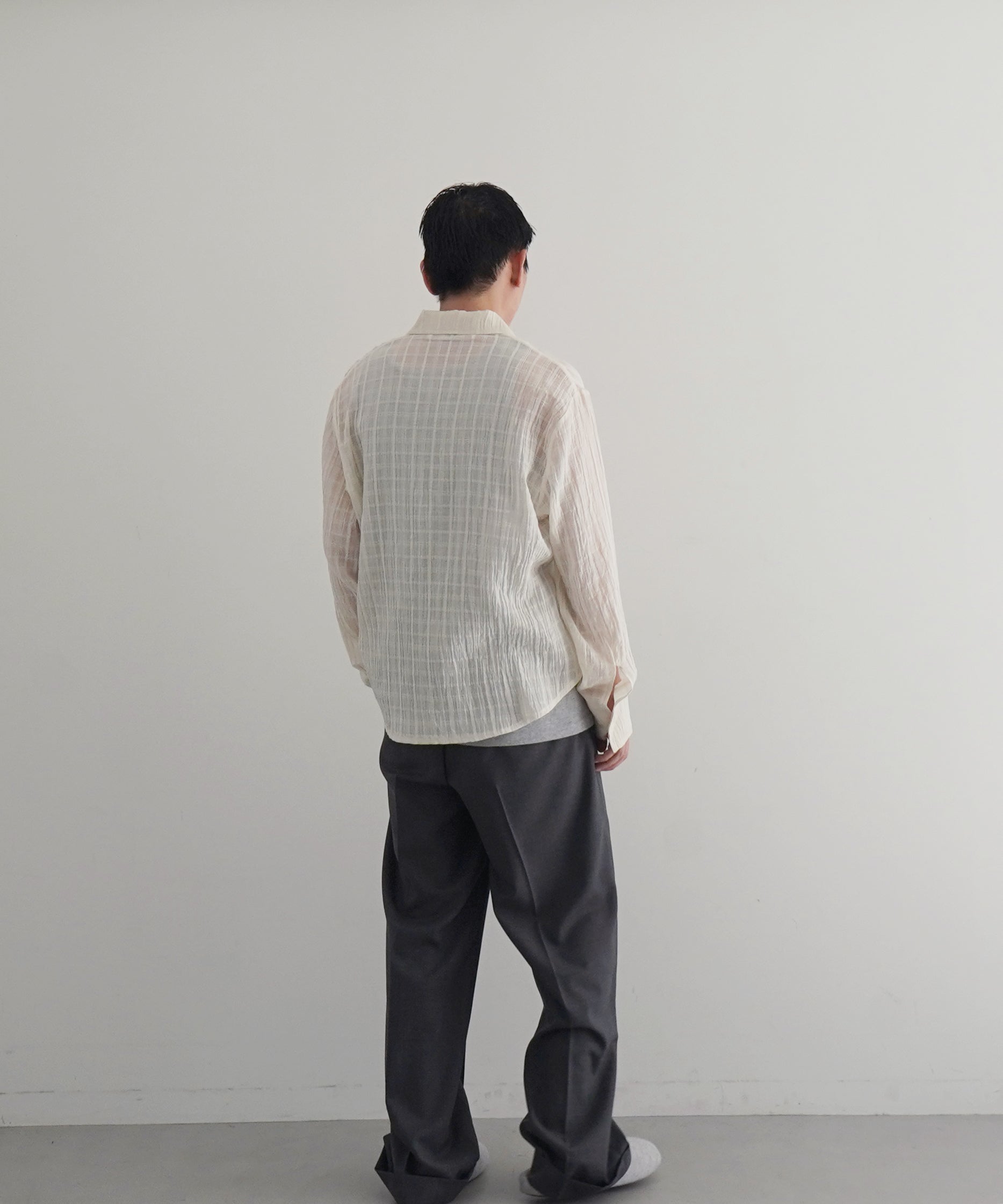 sefr Ignacio shirt "CLOUD WHITE CHECK"