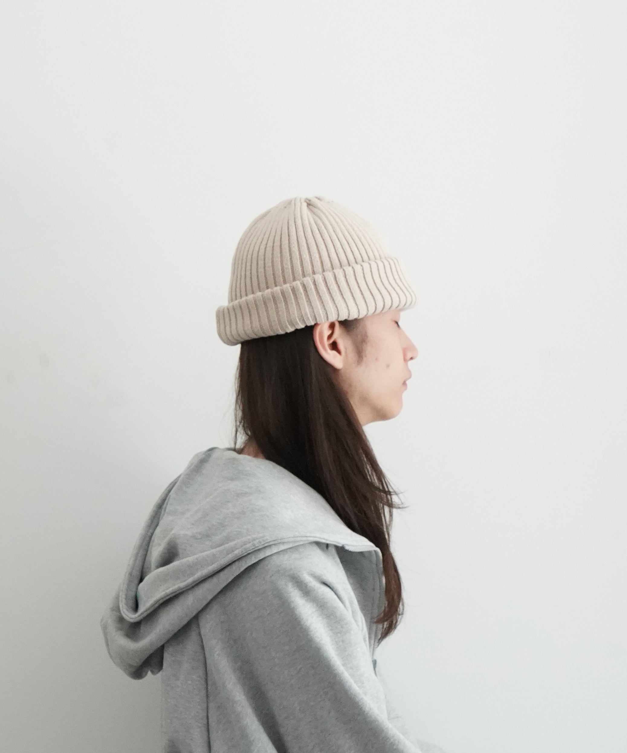 crepuscule Knit cap 3 "BLACK"