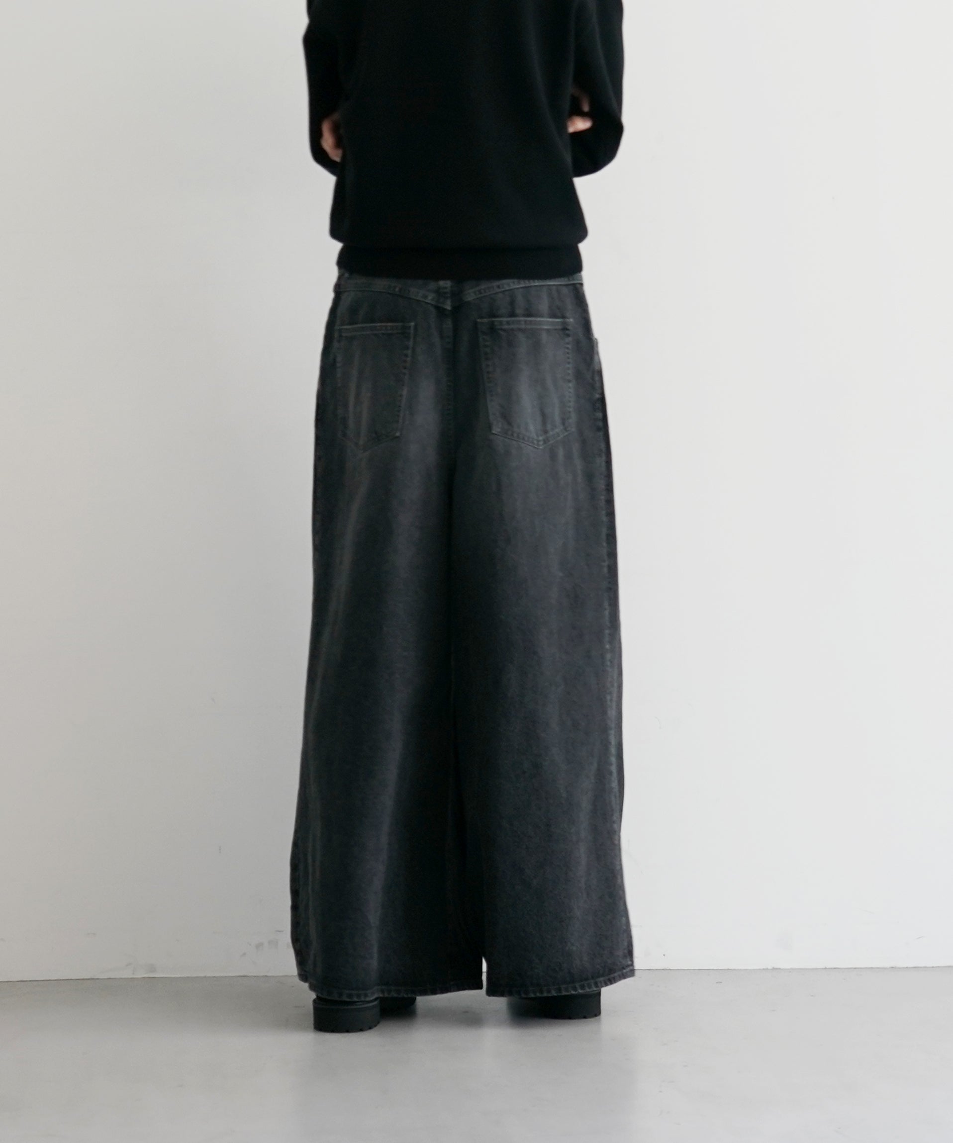 NEEDLES H.d. buggy jean - 12oz denim "BLACK"