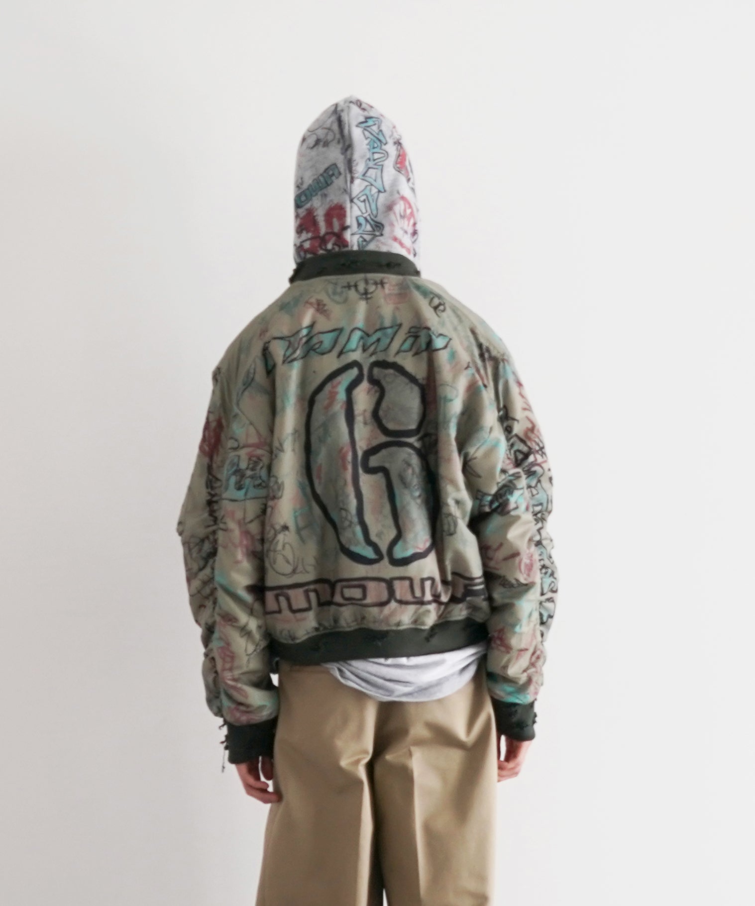 MOWALOLA Graffiti bomber "GREEN"