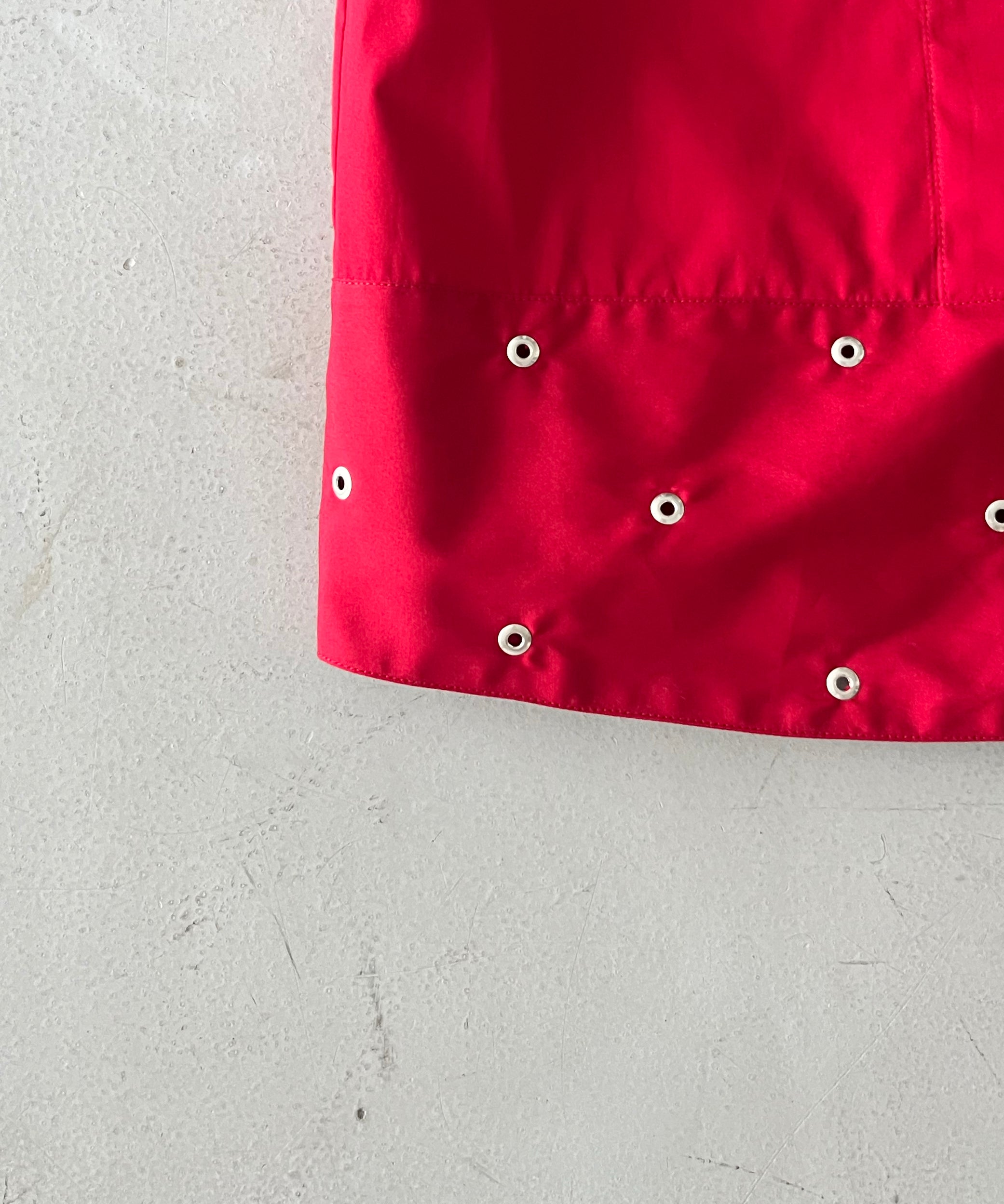 OUR LEGACY Girdle top "LIPSTICK RED SUPER POPLIN"