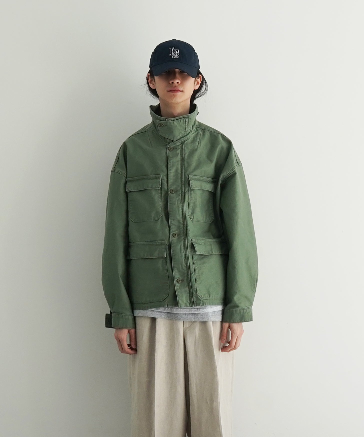 REVERBERATE Fatigue jacket "BLACK"