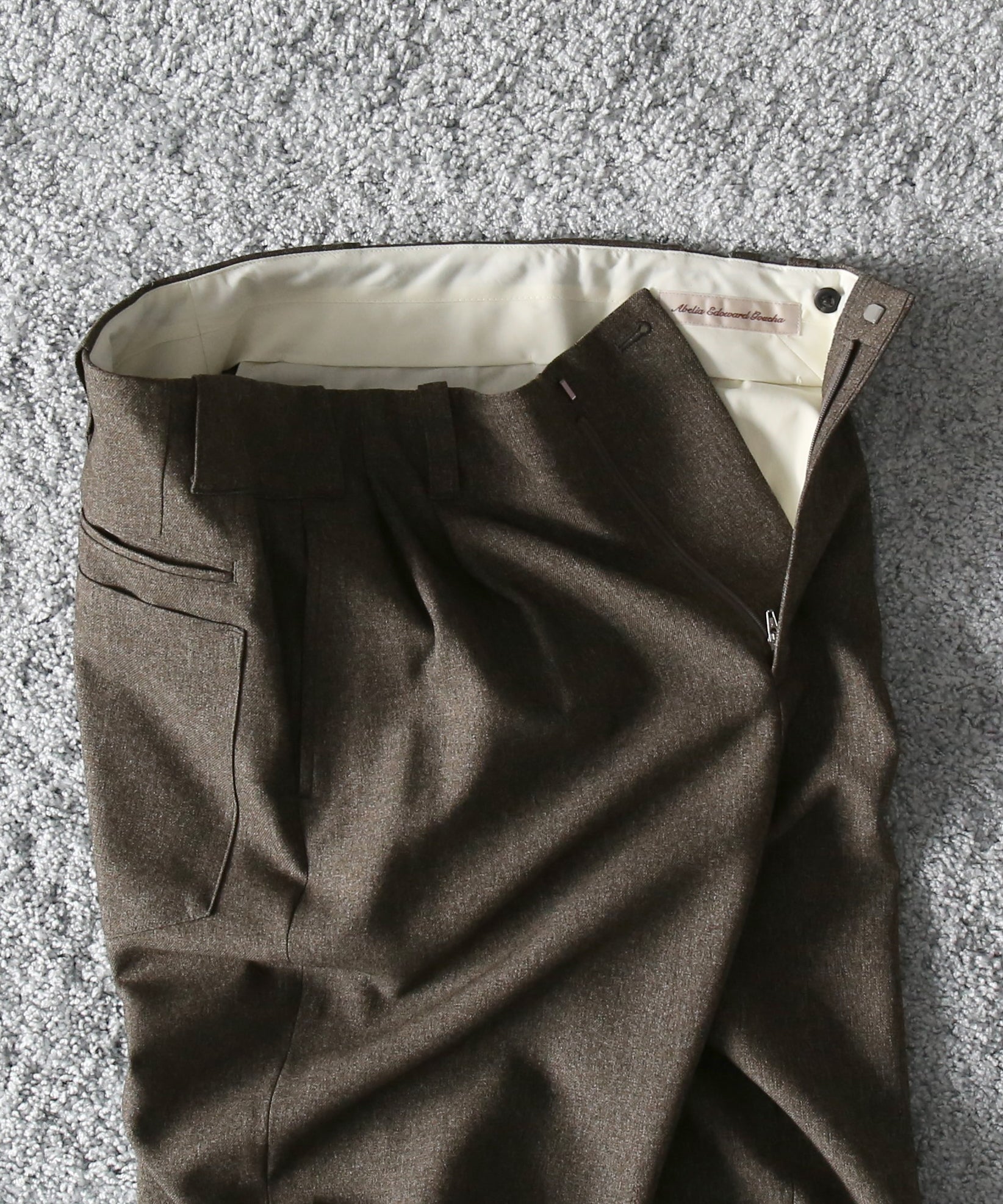 ABELIA EDOWARD GOUCHA Baseball slacks "CHARCOAL"