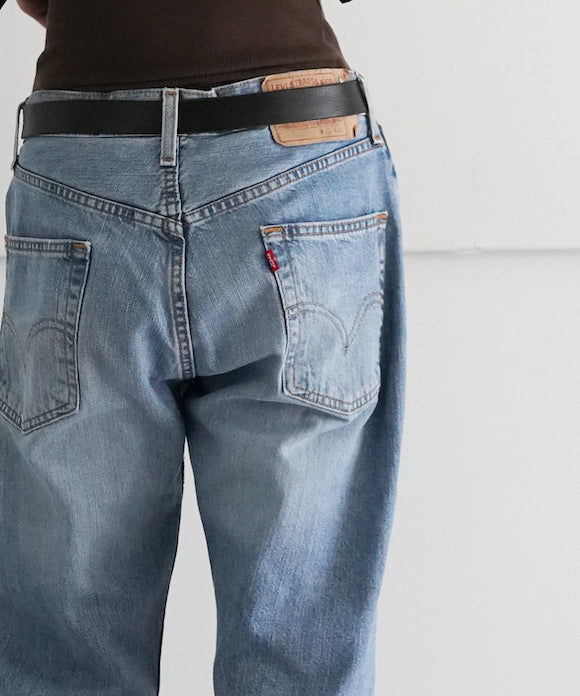 BLESS Jeanspleatfront pack of 2 (s) "a" "DARKBLUE×BLUE"