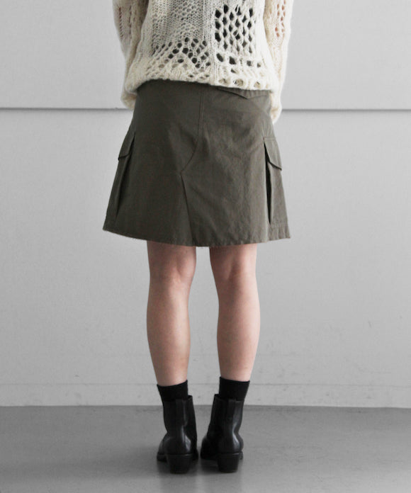 OUR LEGACY Cargo skirt "PINE HIGH TWIST SOLARO"