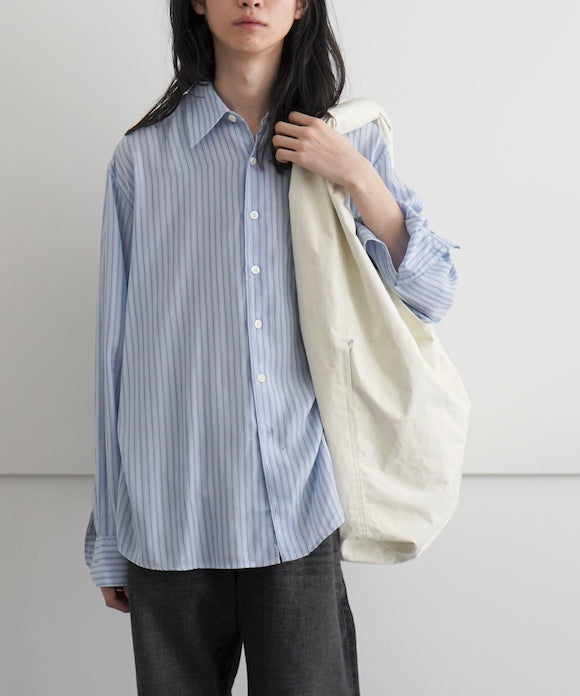 OUR LEGACY Tech drip bag "CONCRETE FOIL BONDED NYLON"