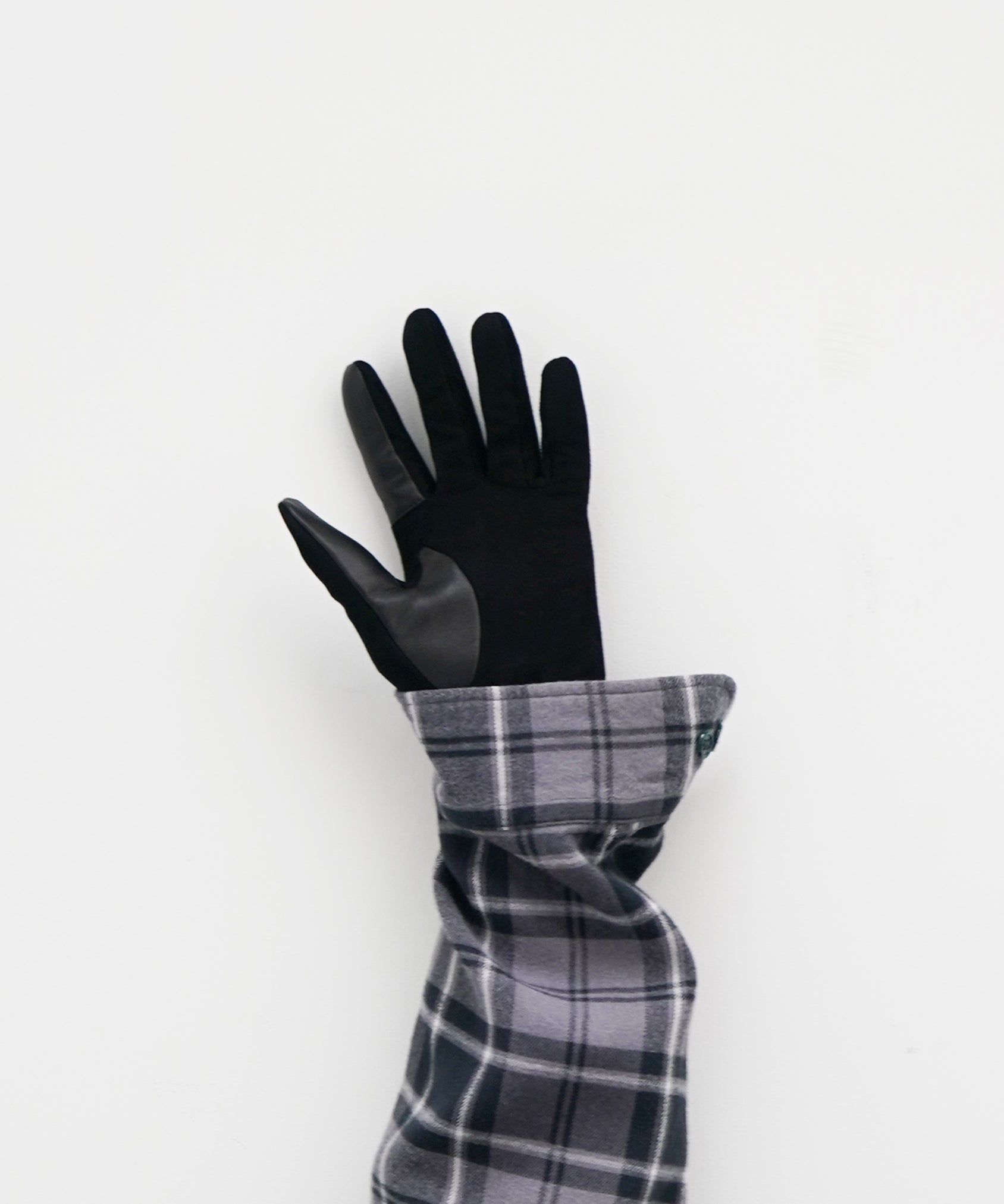 KAIKO Buff glove suede "BLACK"