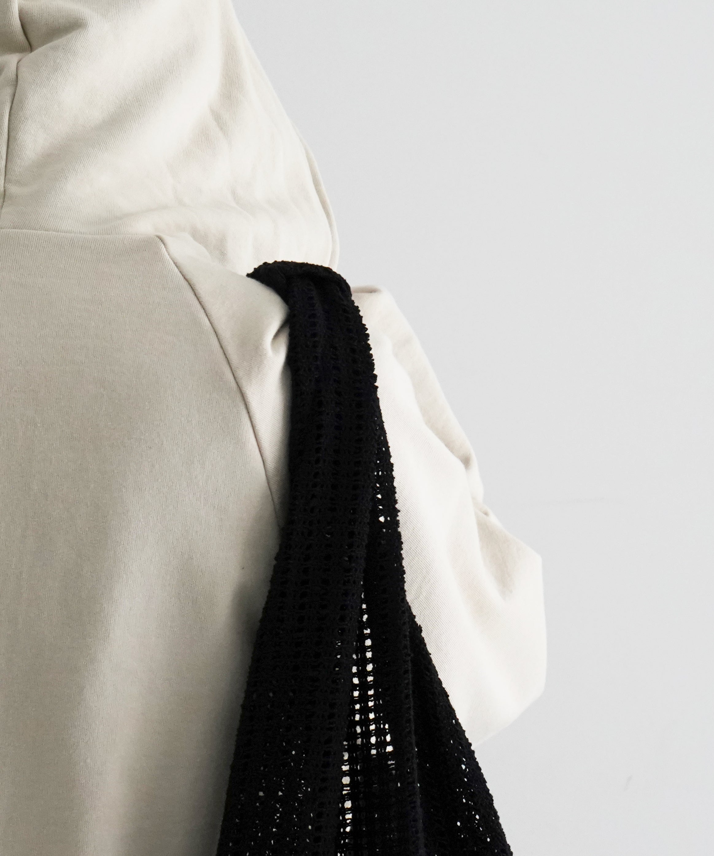 OUR LEGACY Drip bag "BLACK ROMANTIC CROCHET"