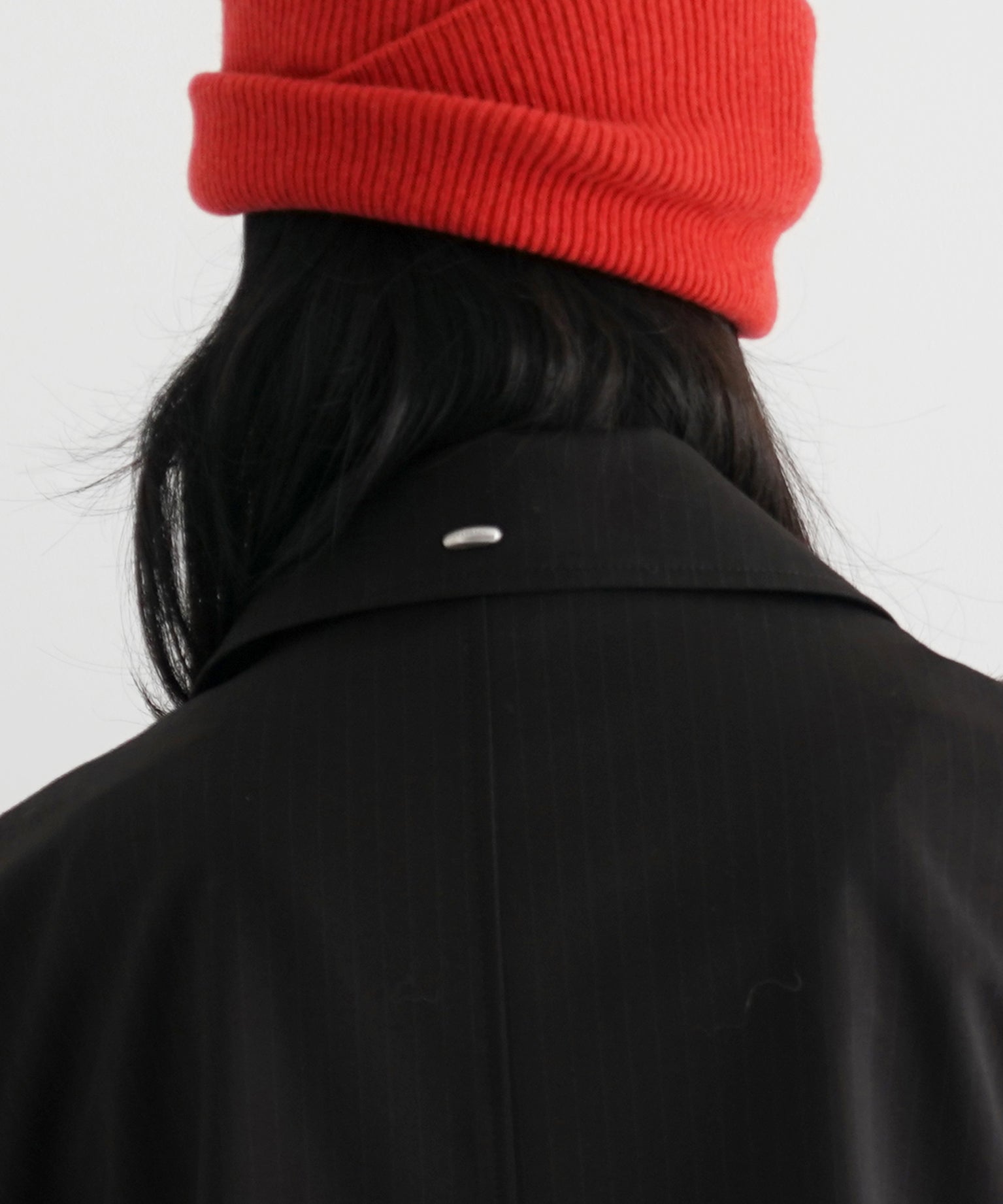 OUR LEGACY Cloak carcoat "CHURCHILL STRIPE MEMBRANE WOOL"