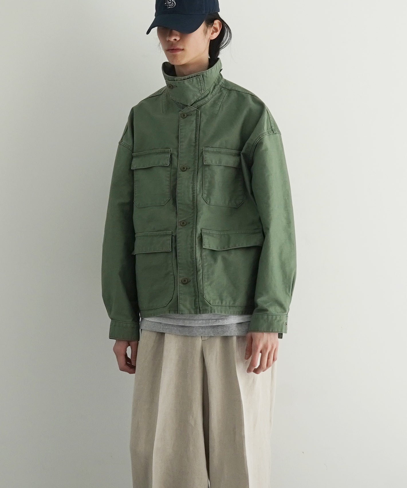 REVERBERATE Fatigue jacket "OLIVE GREEN"
