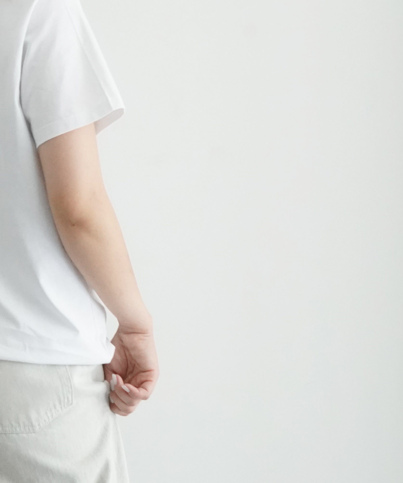 GANNI Basic jersey cocktail relaxed t-shirt "BRIGHT WHITE"