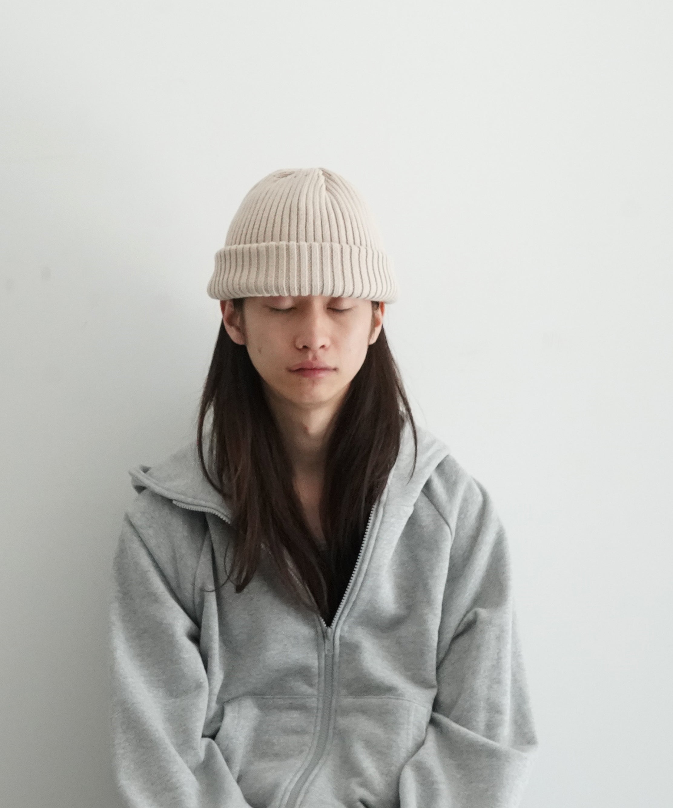 crepuscule Knit cap 3 "BEIGE"