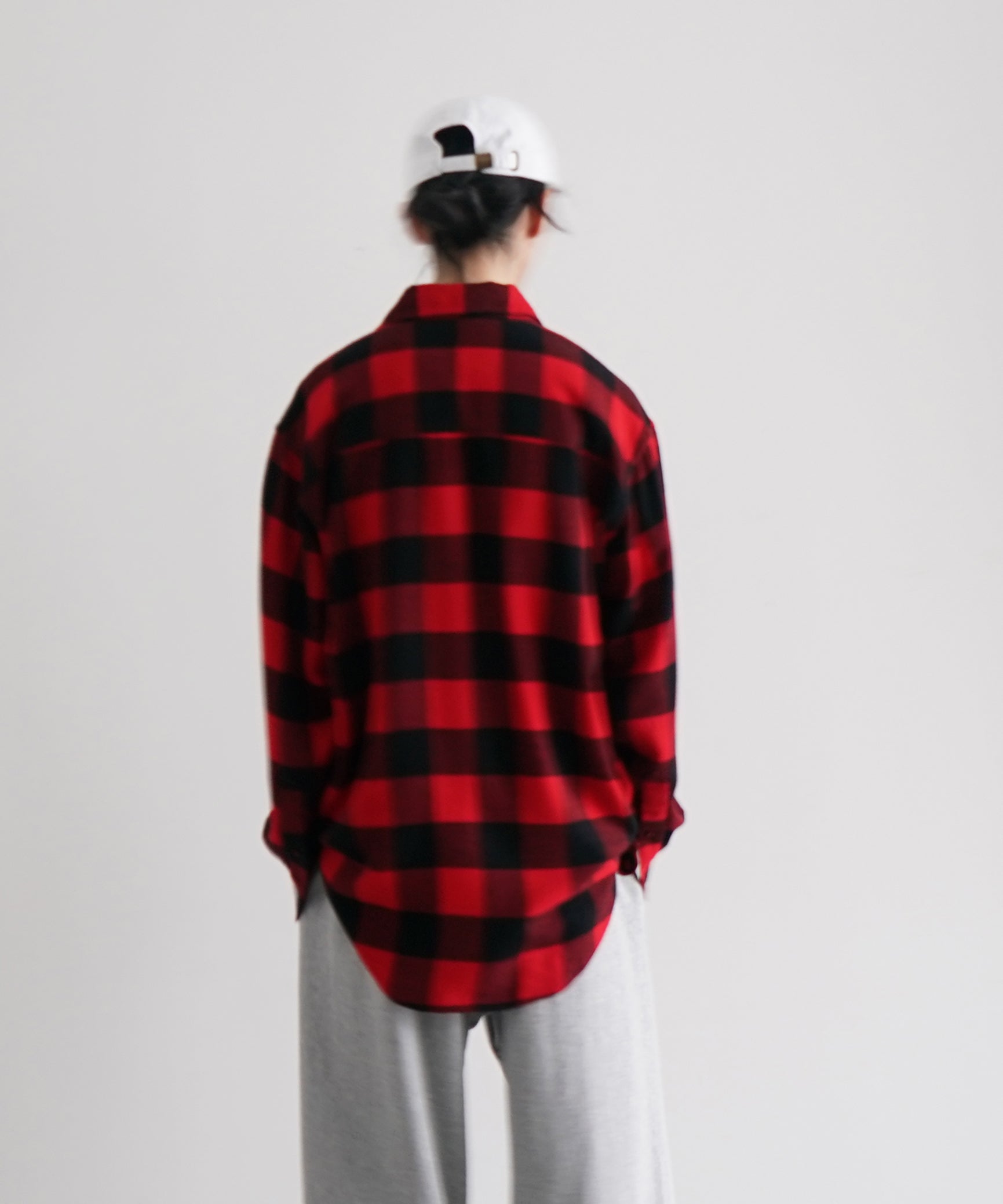 KAIKO Flannel check shirt "RED"