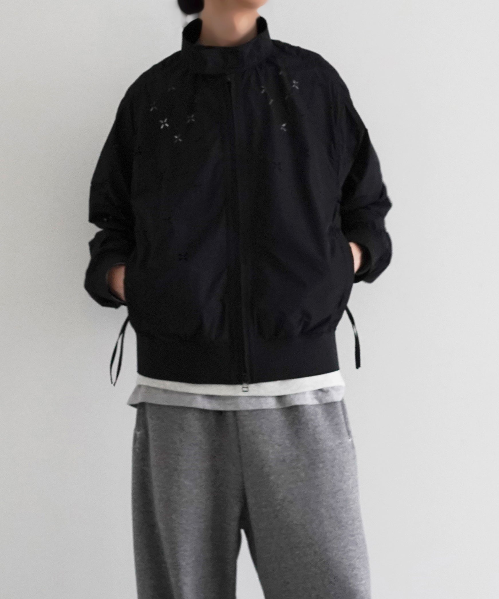 JIAN YE Guai blouson (siege) "BLACK"