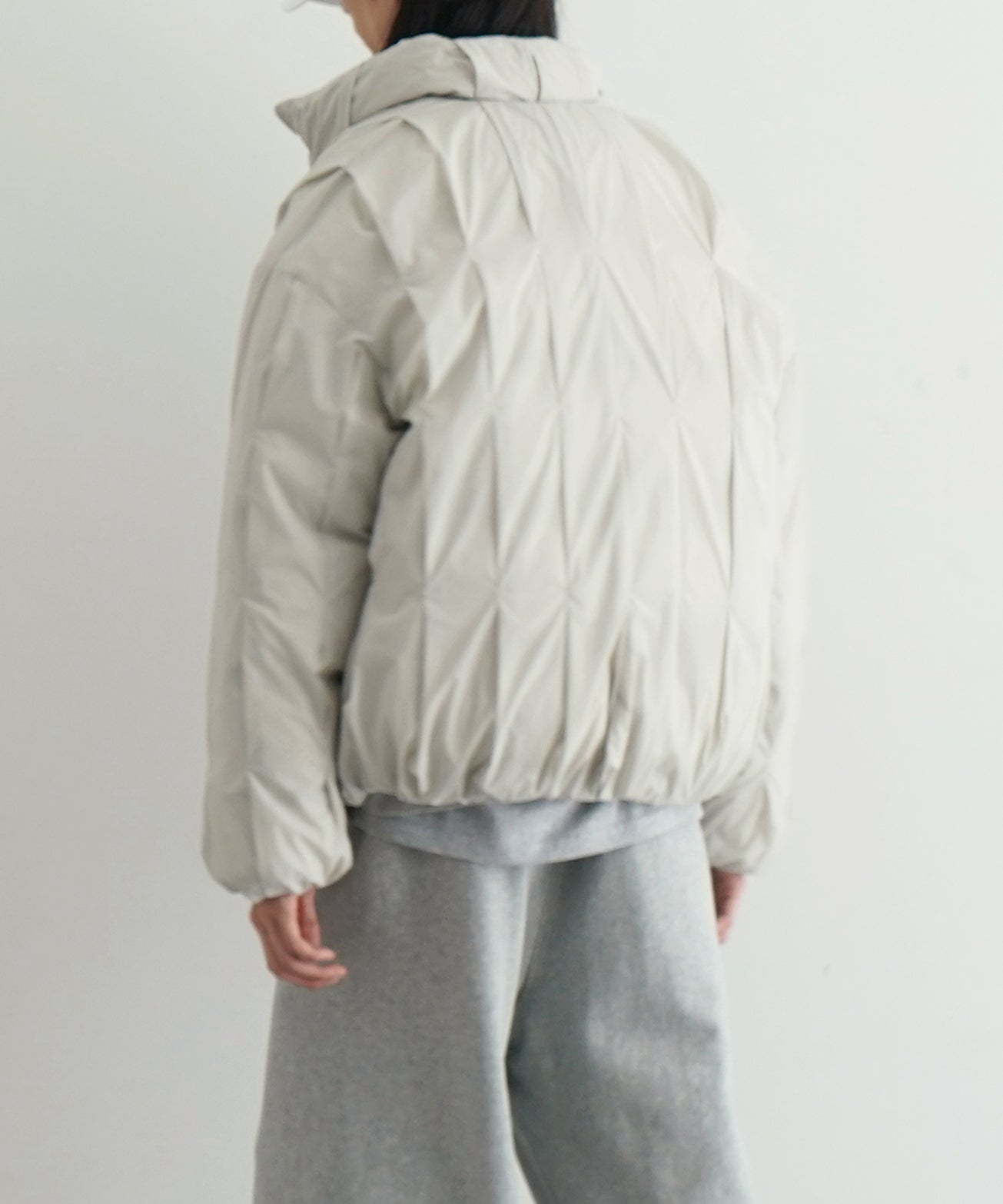 POST ARCHIVE FACTION(PAF) Cocoon Down "LIGHT GREY"