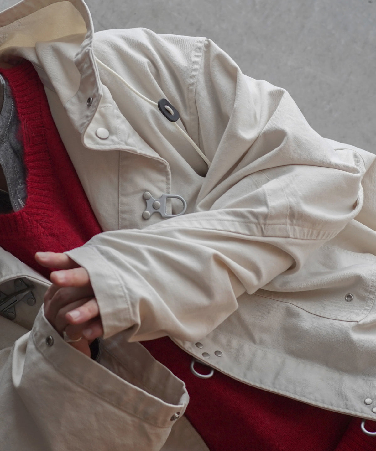 ensou. Fireman parka "A.IVORY"