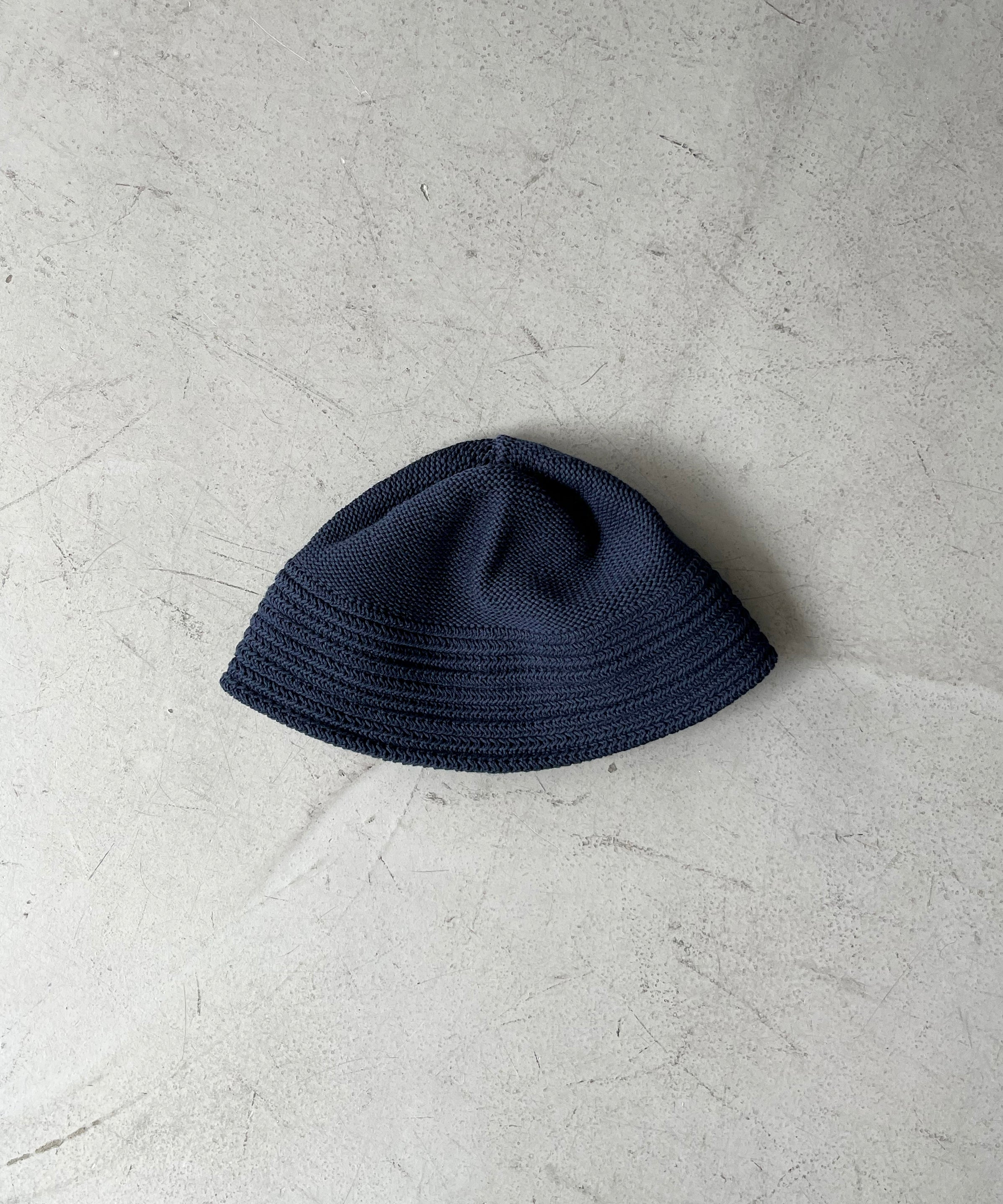 凹凸(bocodeco) P/c knit sailor hat "NAVY"