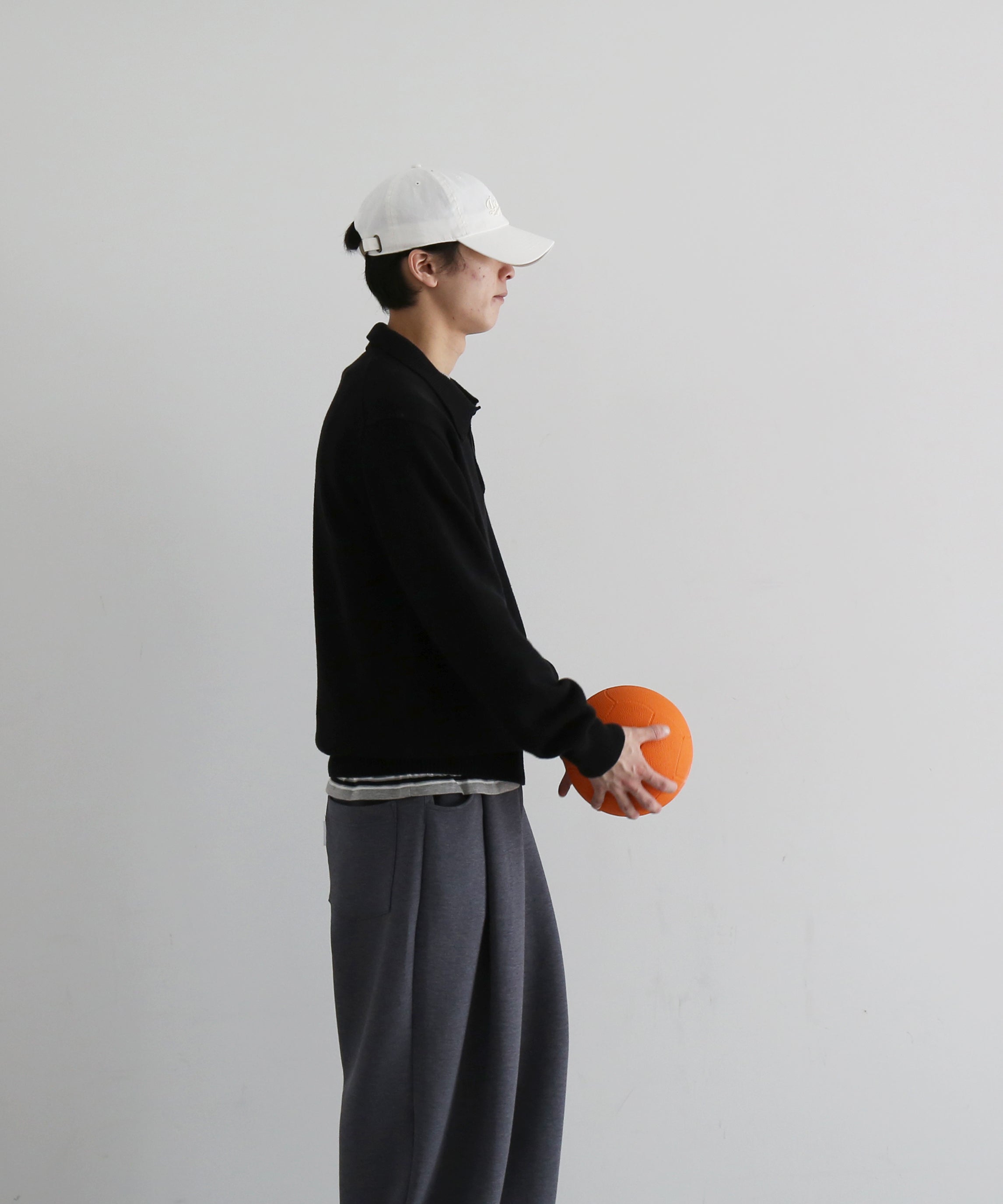 KAIKO【カイコー】Knit polo shirt 