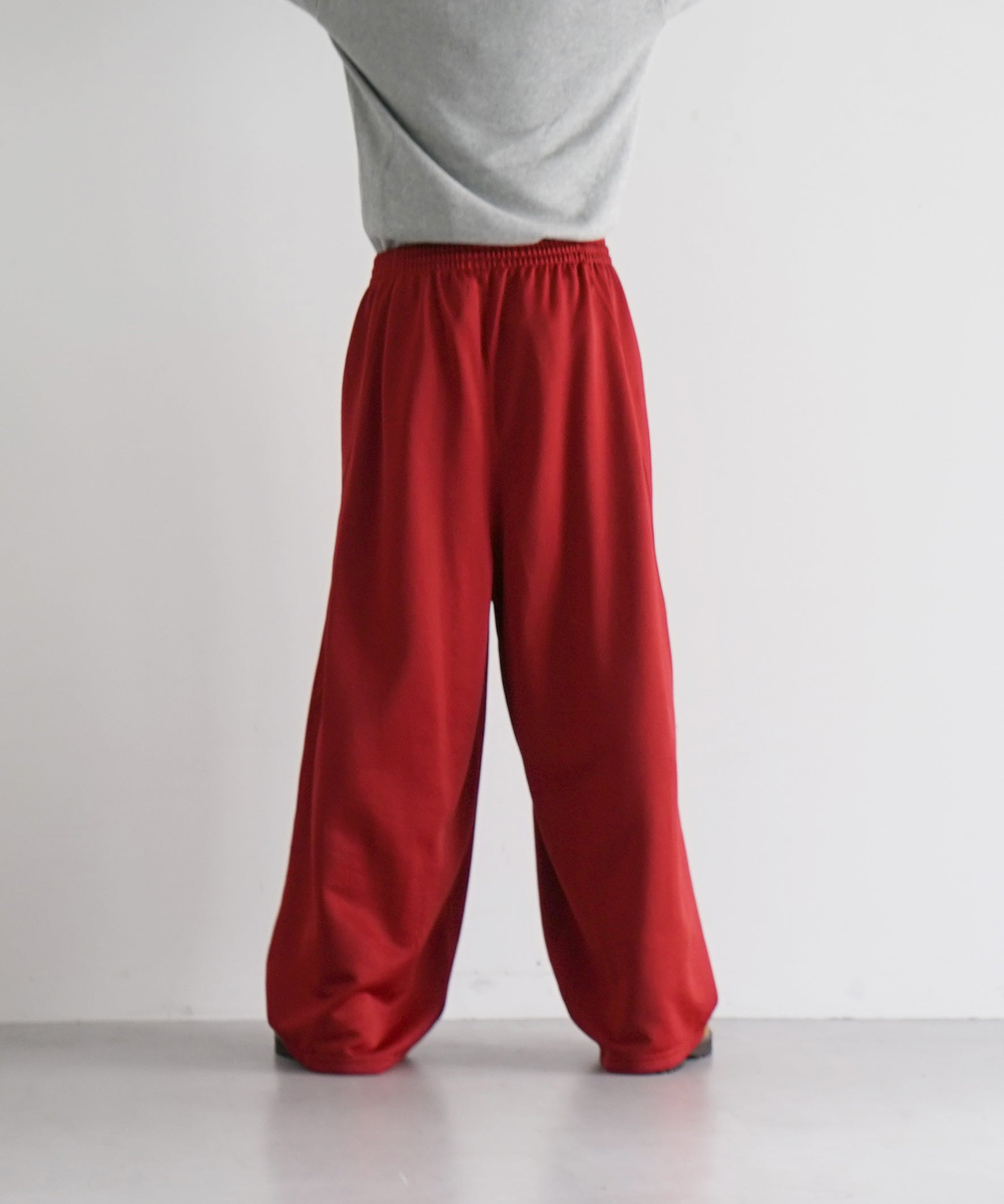 NEEDLES H.d. sweat pant - bright jersey "RED"