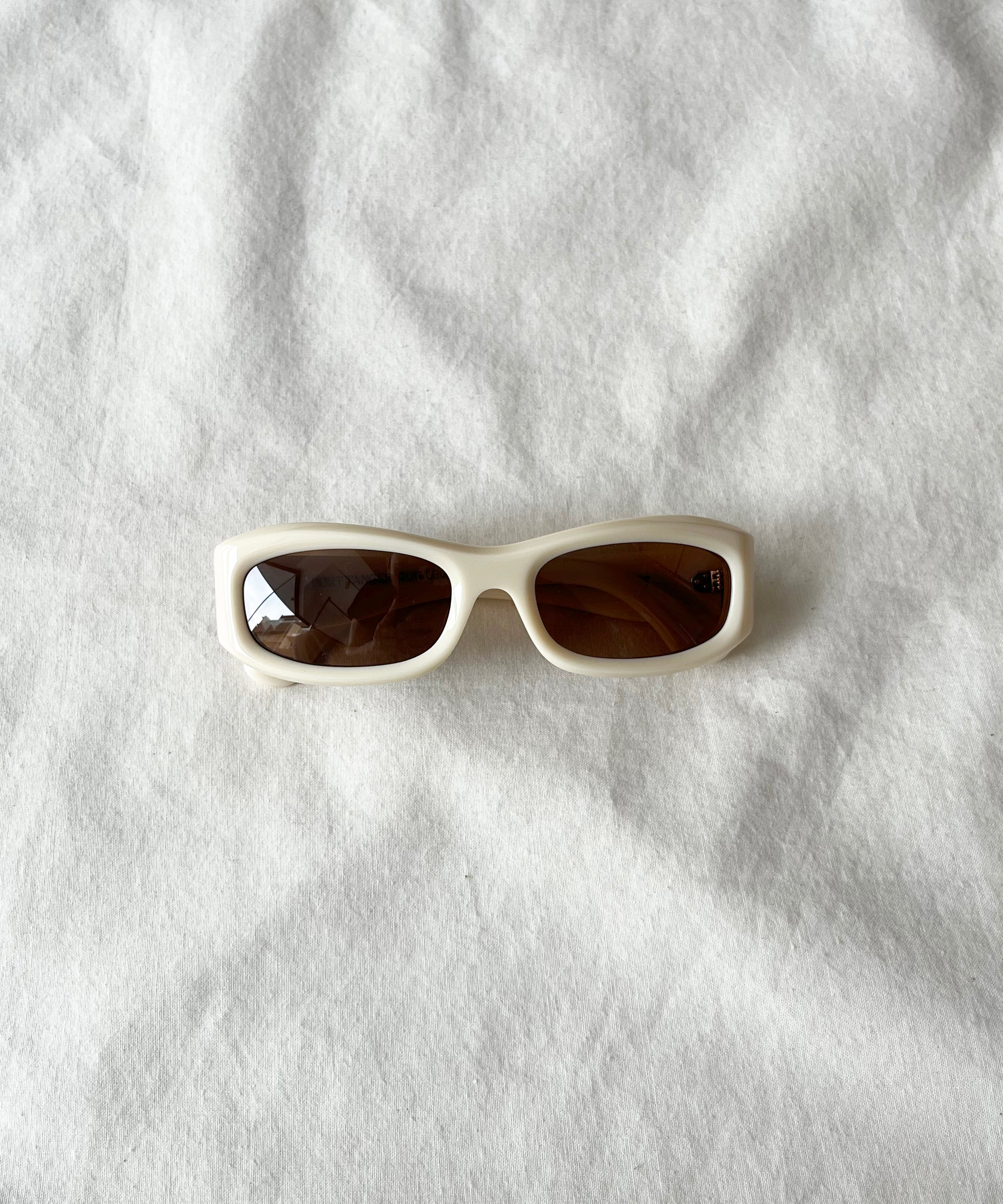 OUR LEGACY × PORT TANGER Raptor "WHITE / TOBACCO LENS"