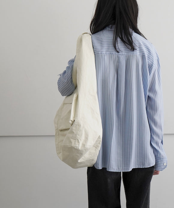 OUR LEGACY Tech drip bag "CONCRETE FOIL BONDED NYLON"