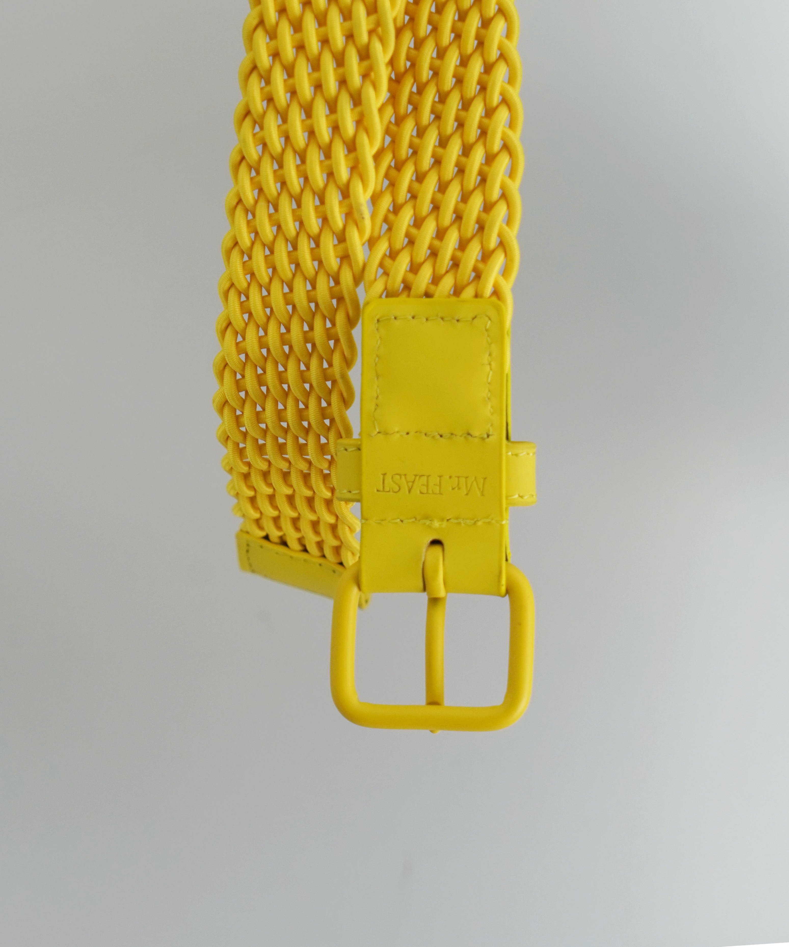 Mr.FEAST Mesh belt "YELLOW"