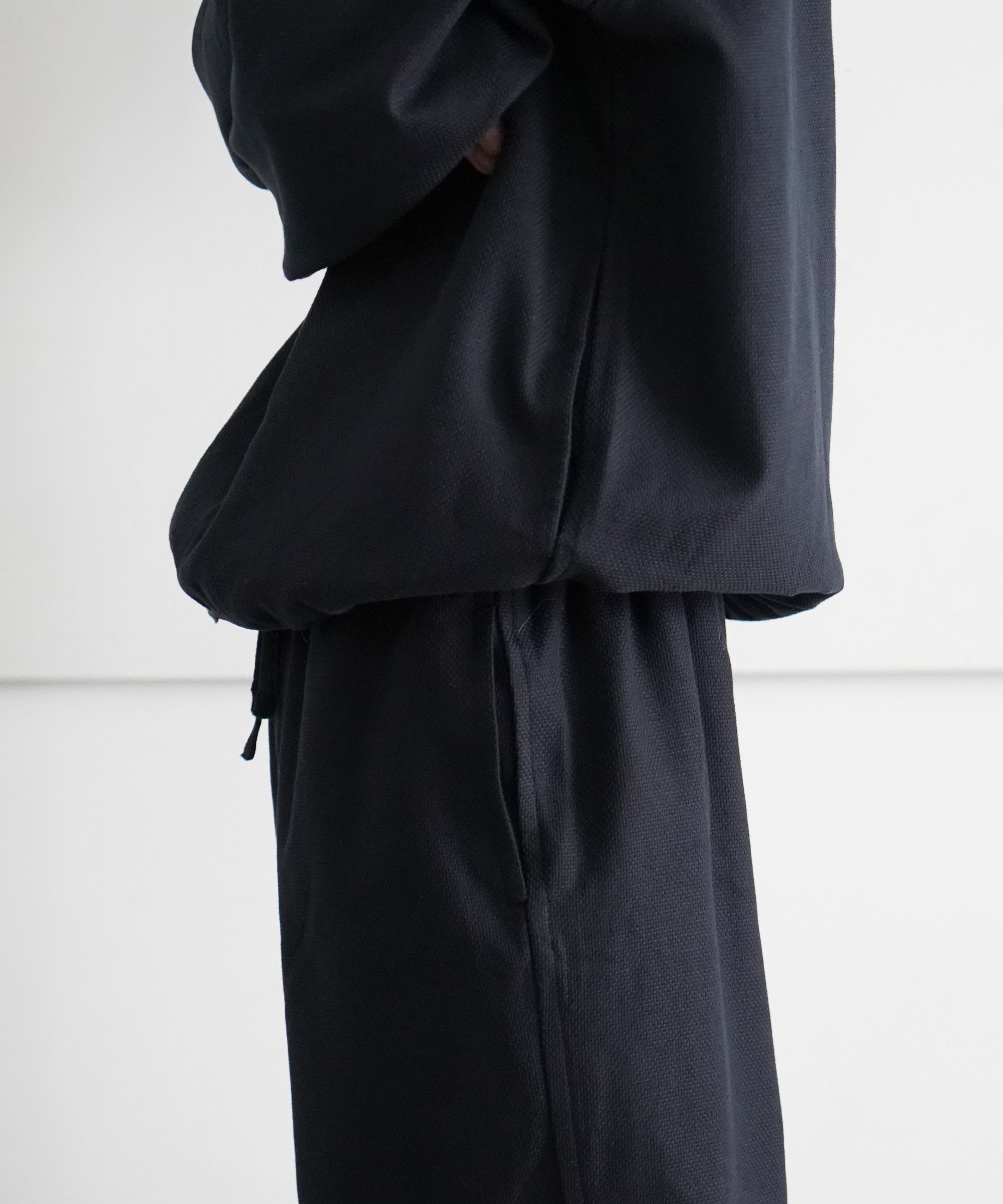 NOWHAW "Bounce" Pajamas "BLACK/C.DOBBY"