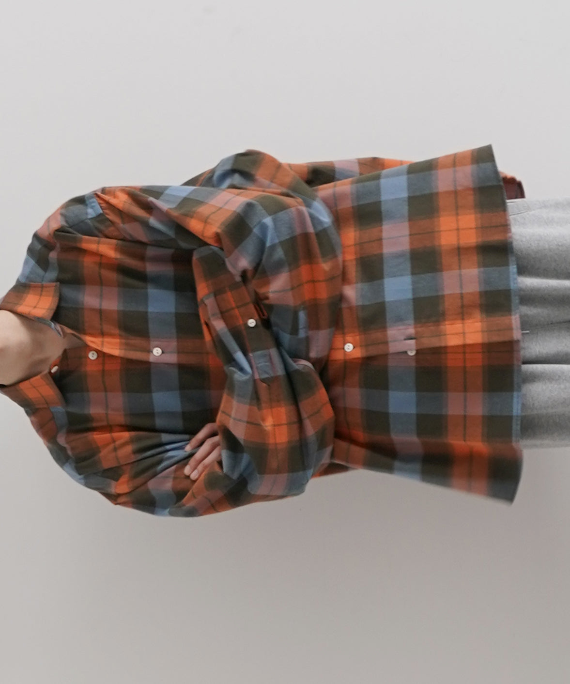 Baserange Claude shirt "FRAME PLAID"