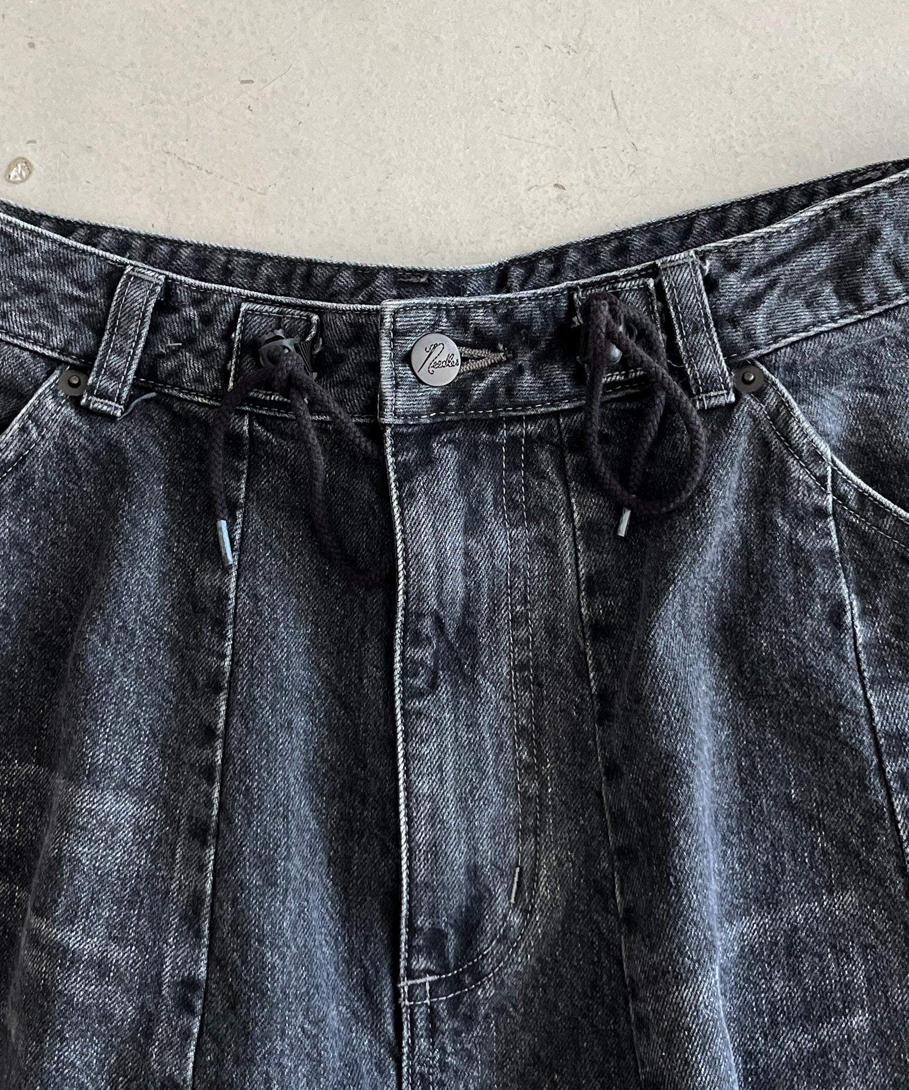 NEEDLES H.d. buggy jean - 12oz denim "BLACK"