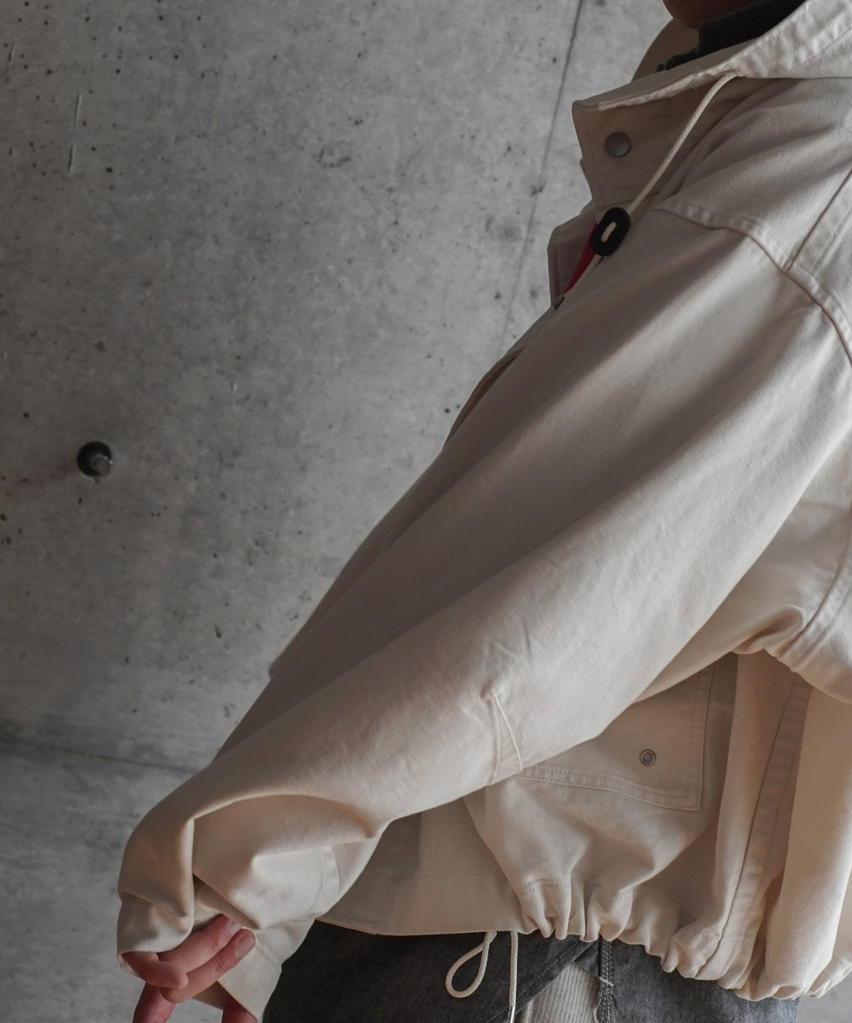 ensou. Fireman parka "A.IVORY"