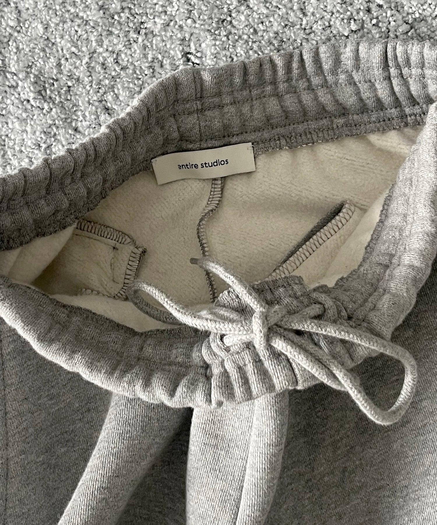entire studios Full sweatpant "HEATHER GREY"