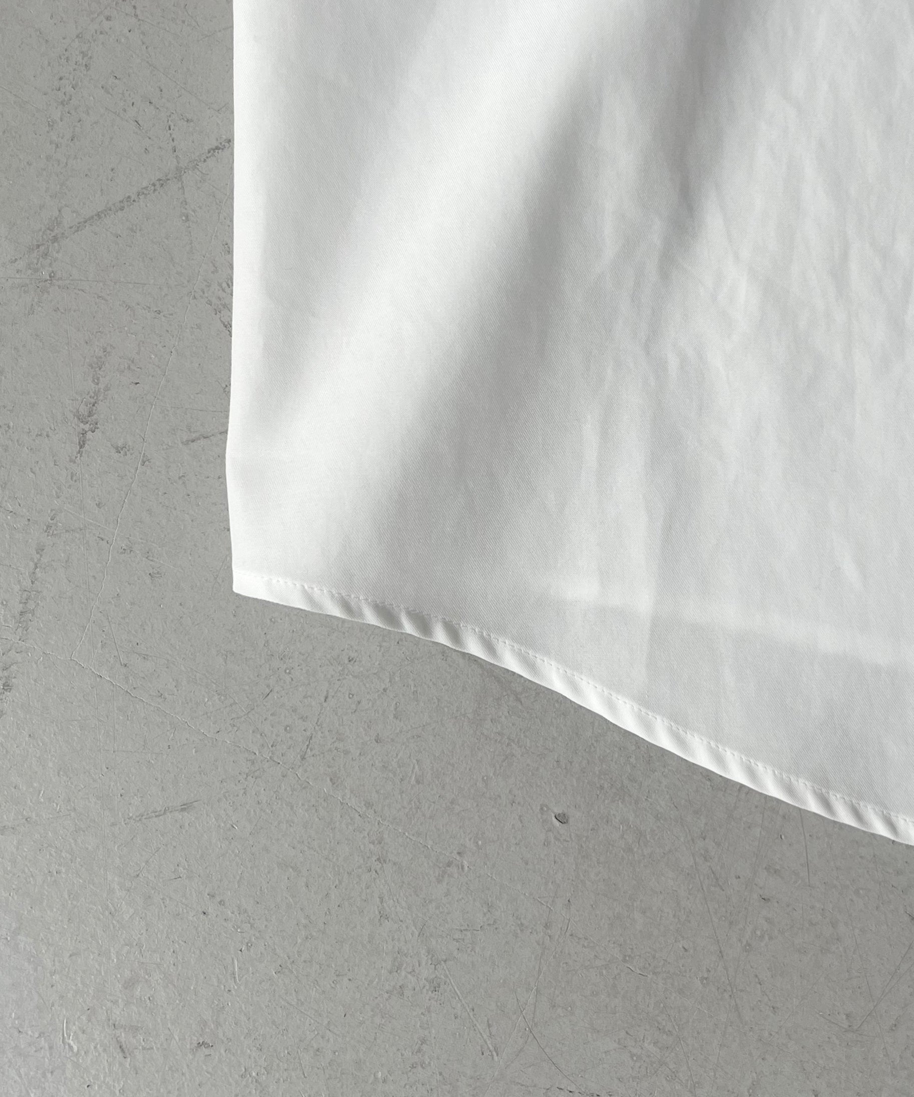 AURALEE Washed finx twill big shirt "WHITE"