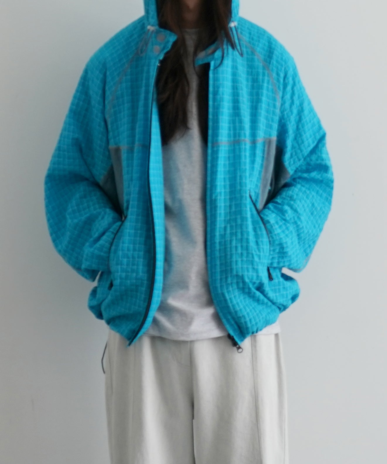 Laid.B Diver seam parka "BLUE"