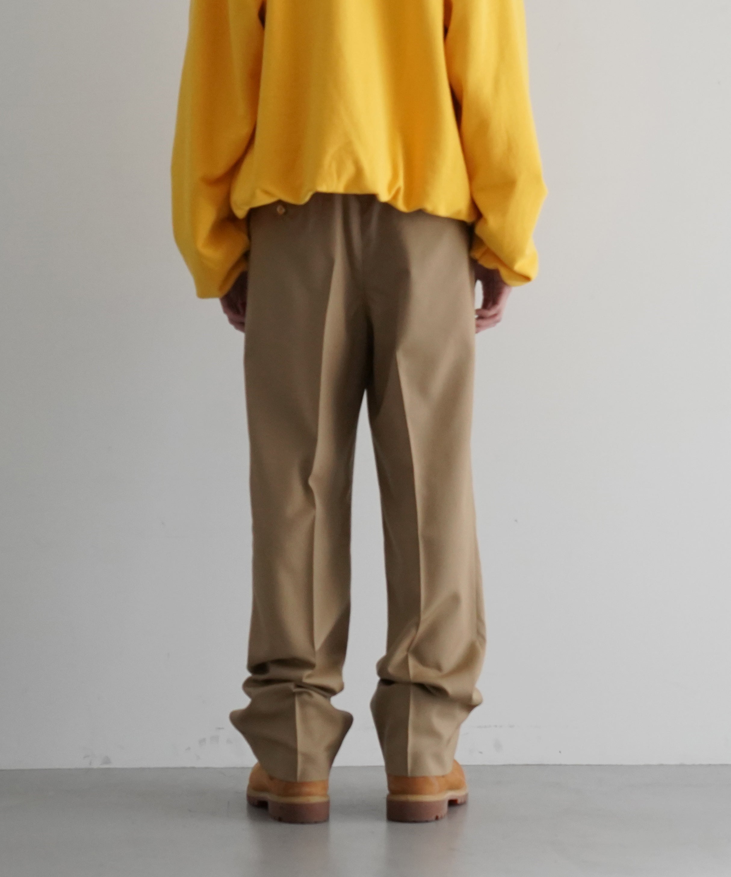 UNUSED Uw1152 wool slacks "BEIGE"