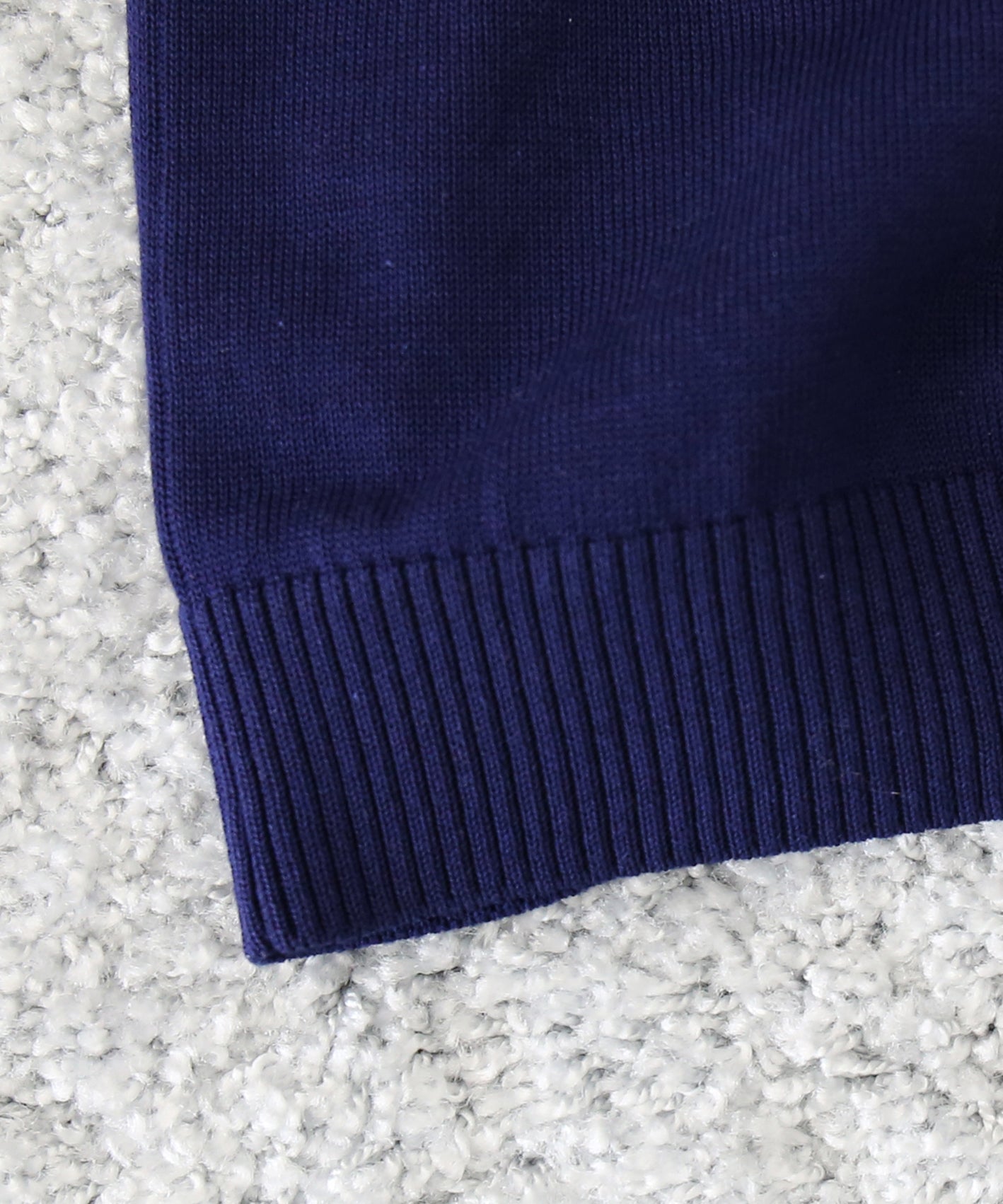 【EXCLUSIVE】crepuscule L/s polo "BLUE"