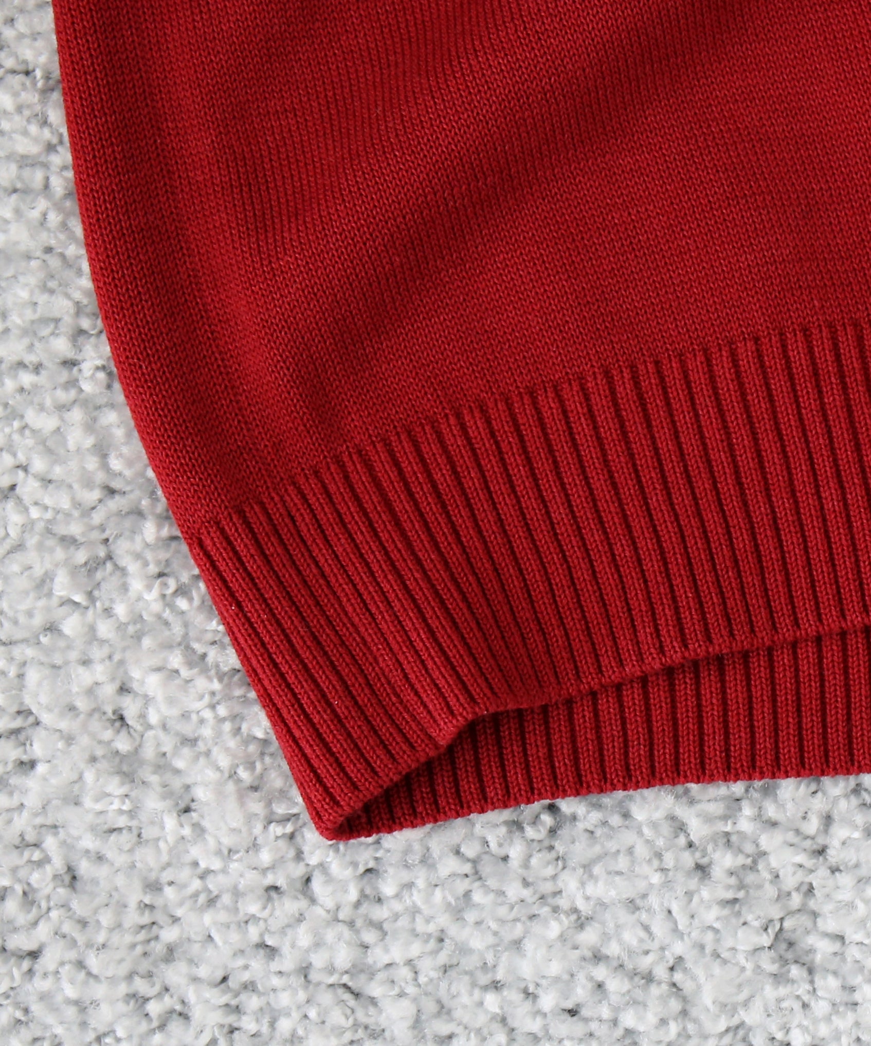 【EXCLUSIVE】crepuscule L/s polo "WINE"