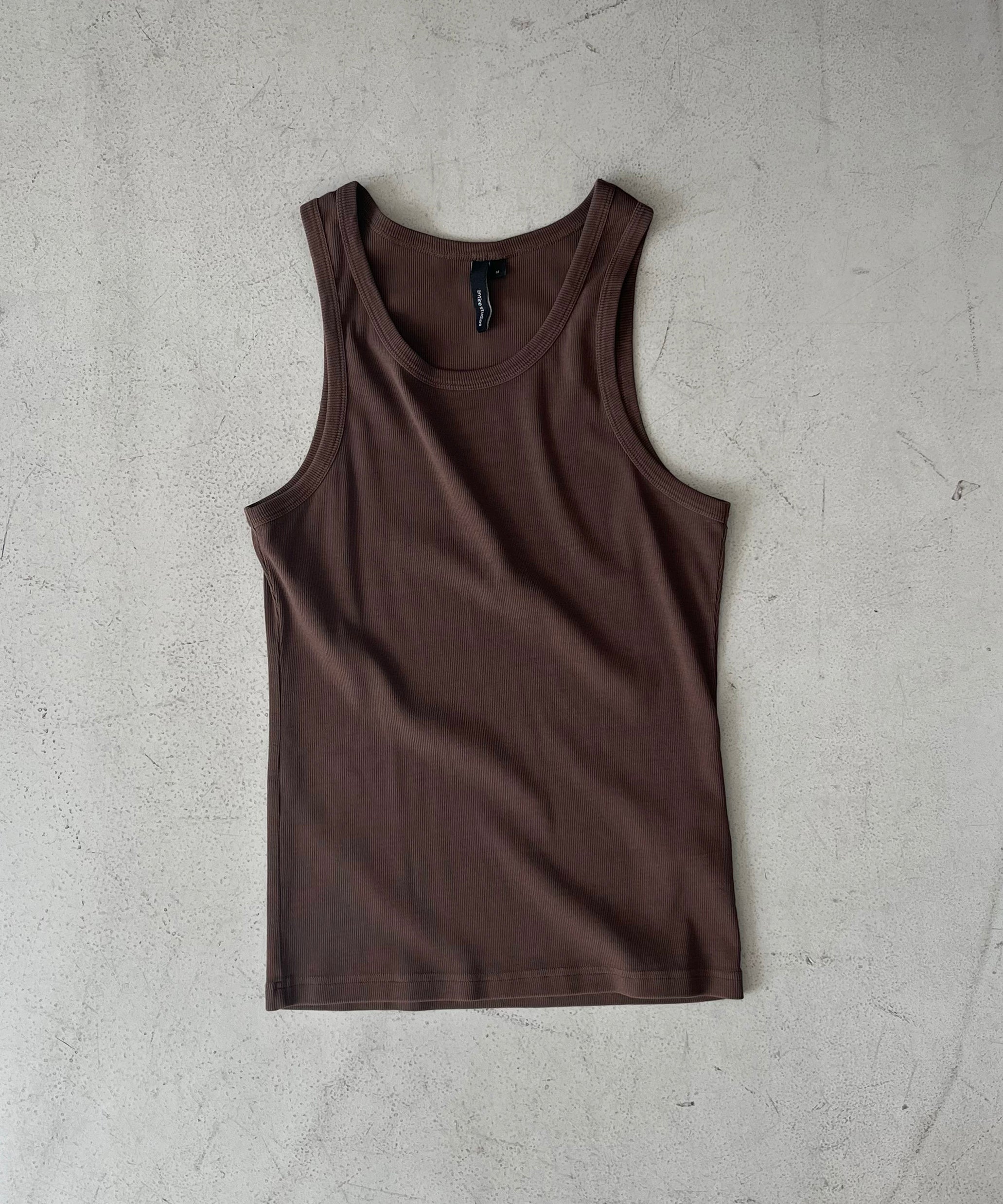 entire studios Rib tank "SILVER"