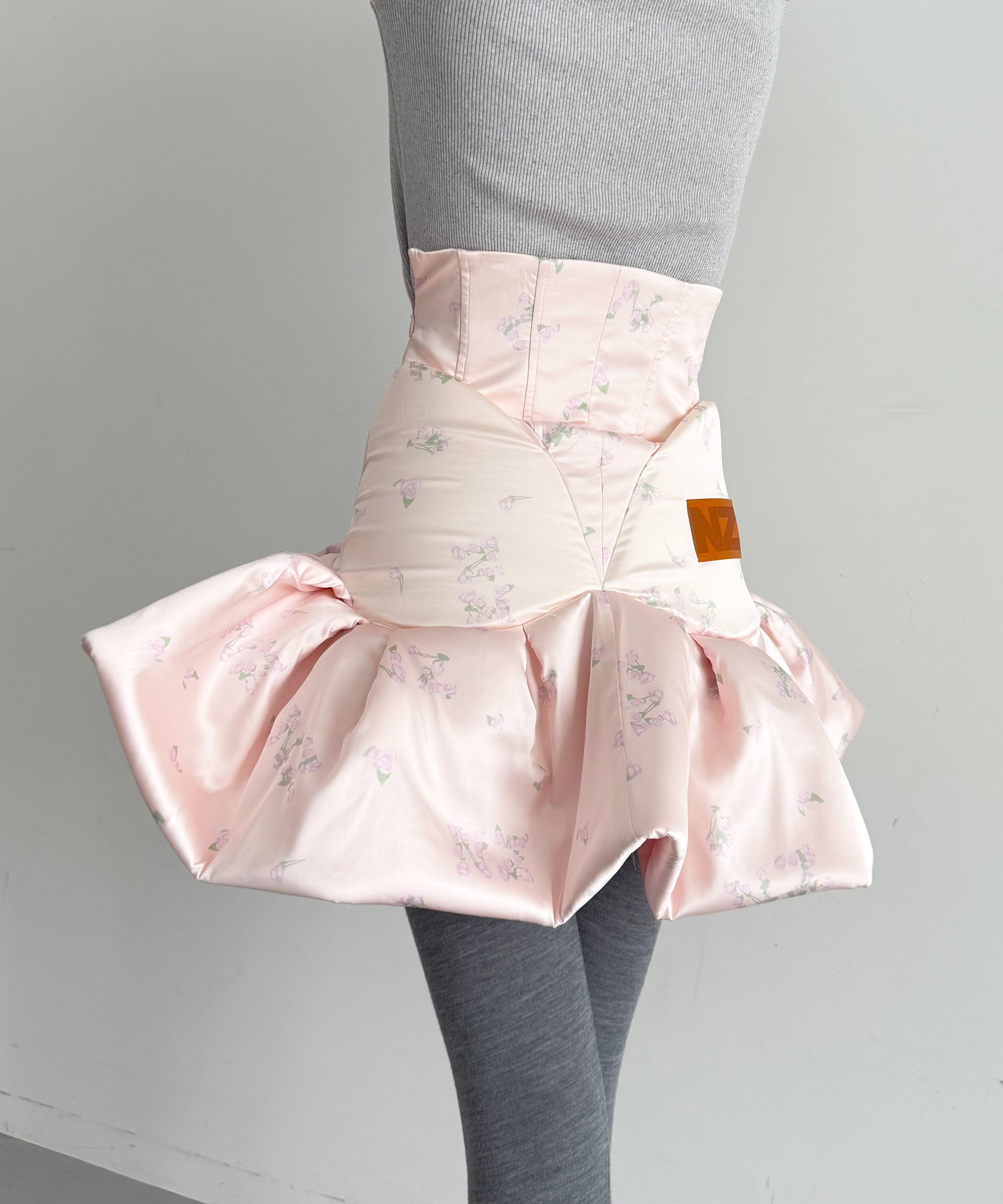 NATASHA ZINKO Bumster skirt "PINK"