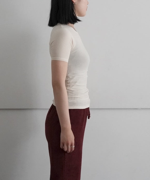 Baserange Heart short sleeve "UNDYED"