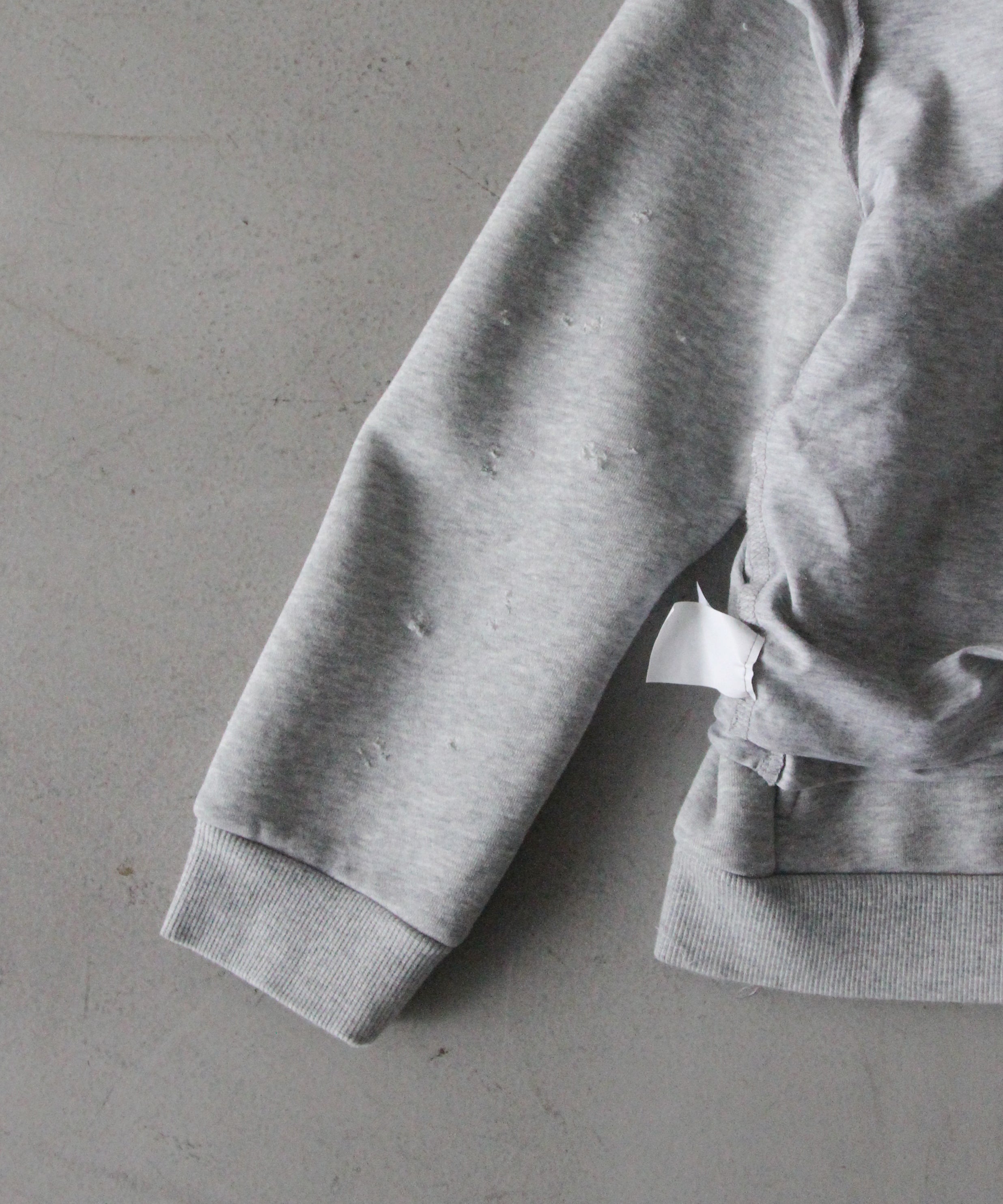 NATASHA ZINKO Multi layer t-shirt hoodie "GREY"