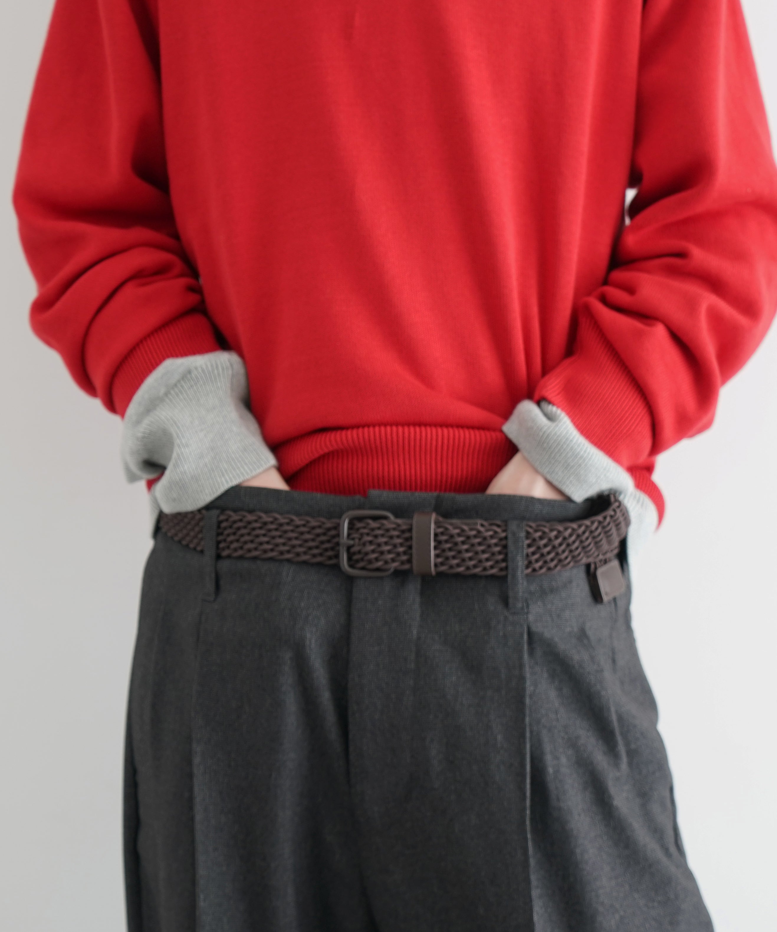 KAIKO Wide slacks "GRAY"