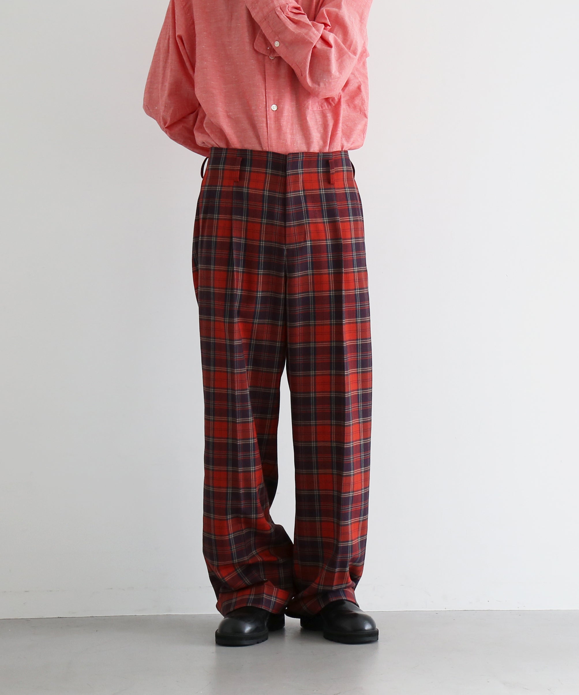KAIKO Wide slacks "RED"