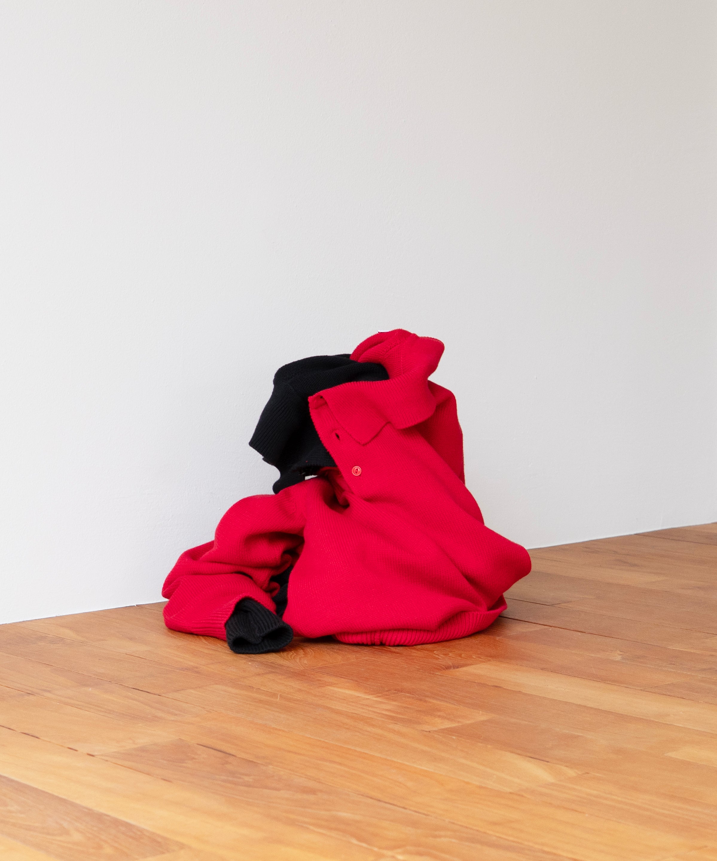 KAIKO Knit polo shirt "RED"