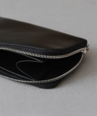 Aeta L-shaped wallet : m le52 "BLACK"