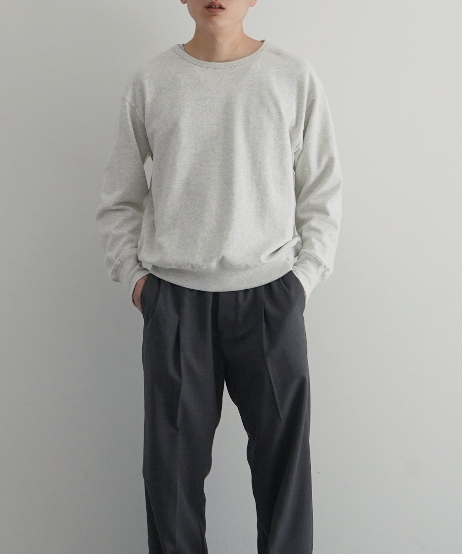 KAIKO Crew neck sweat "ASH GRAY"