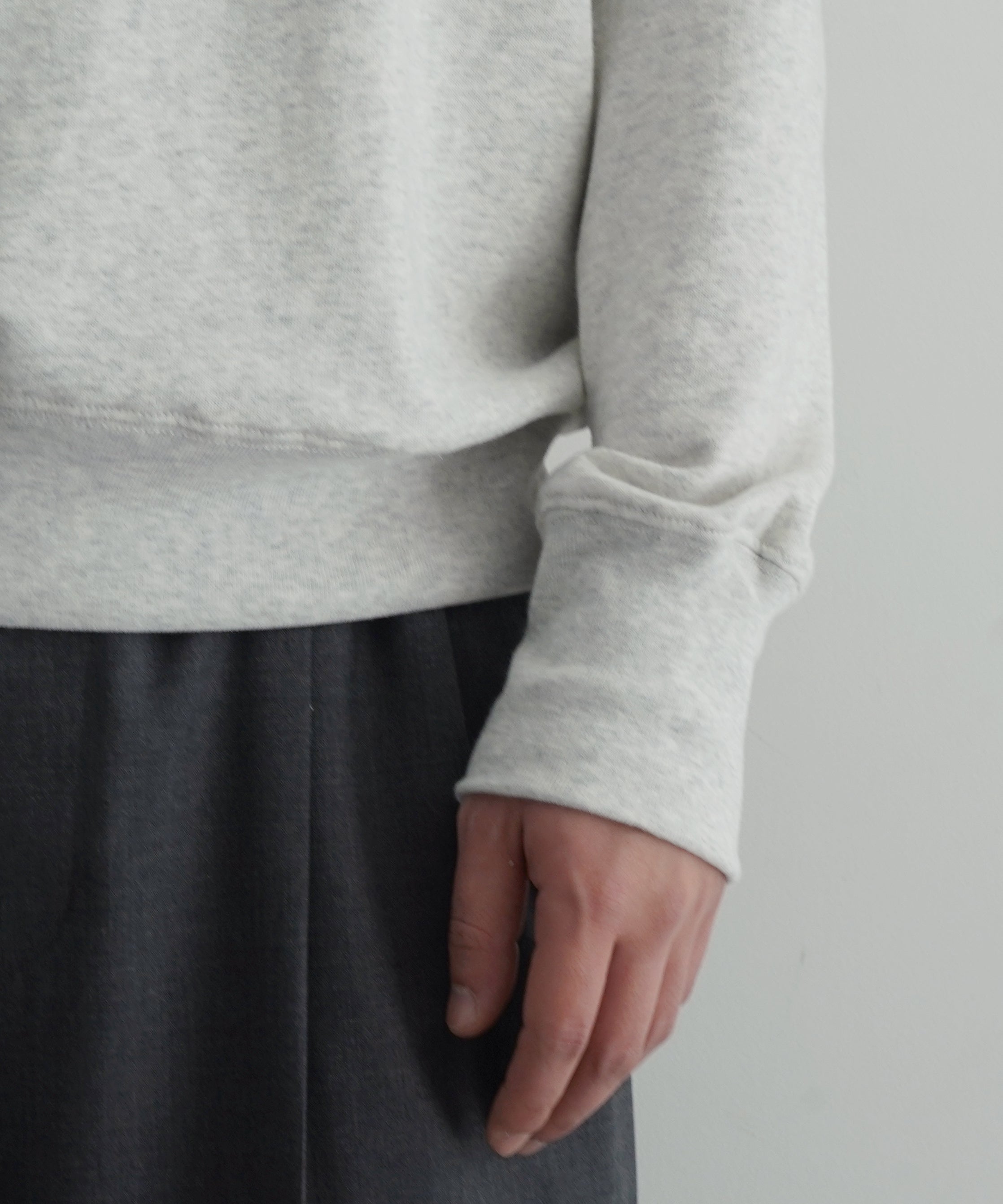 KAIKO Crew neck sweat "ASH GRAY"
