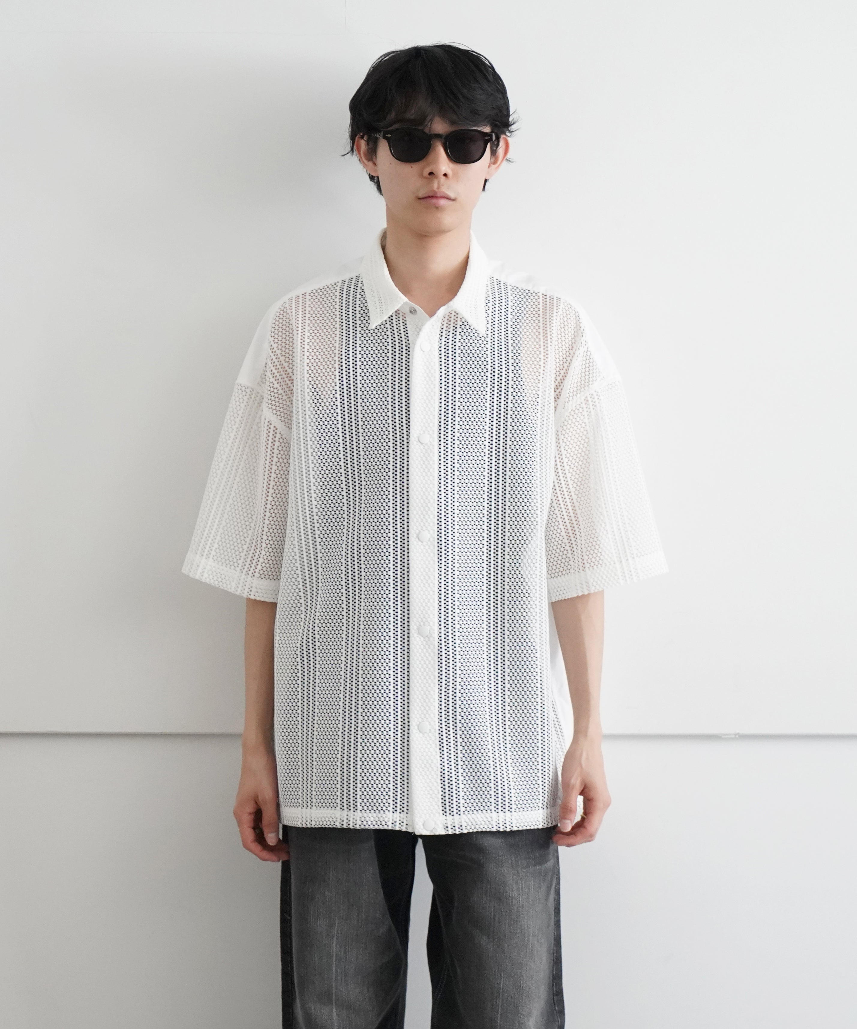 VOAAOV RUSSELL LACE H/S SHIRTS 