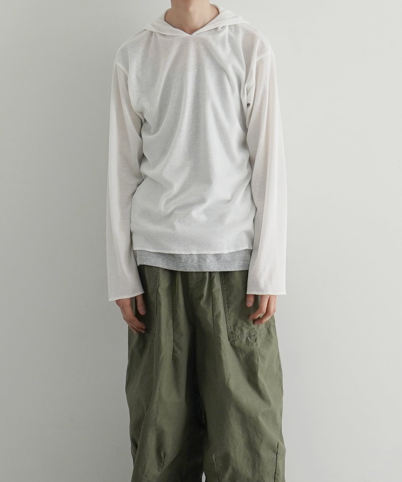 KAIKO Rib hoodie "D.FIGURE"