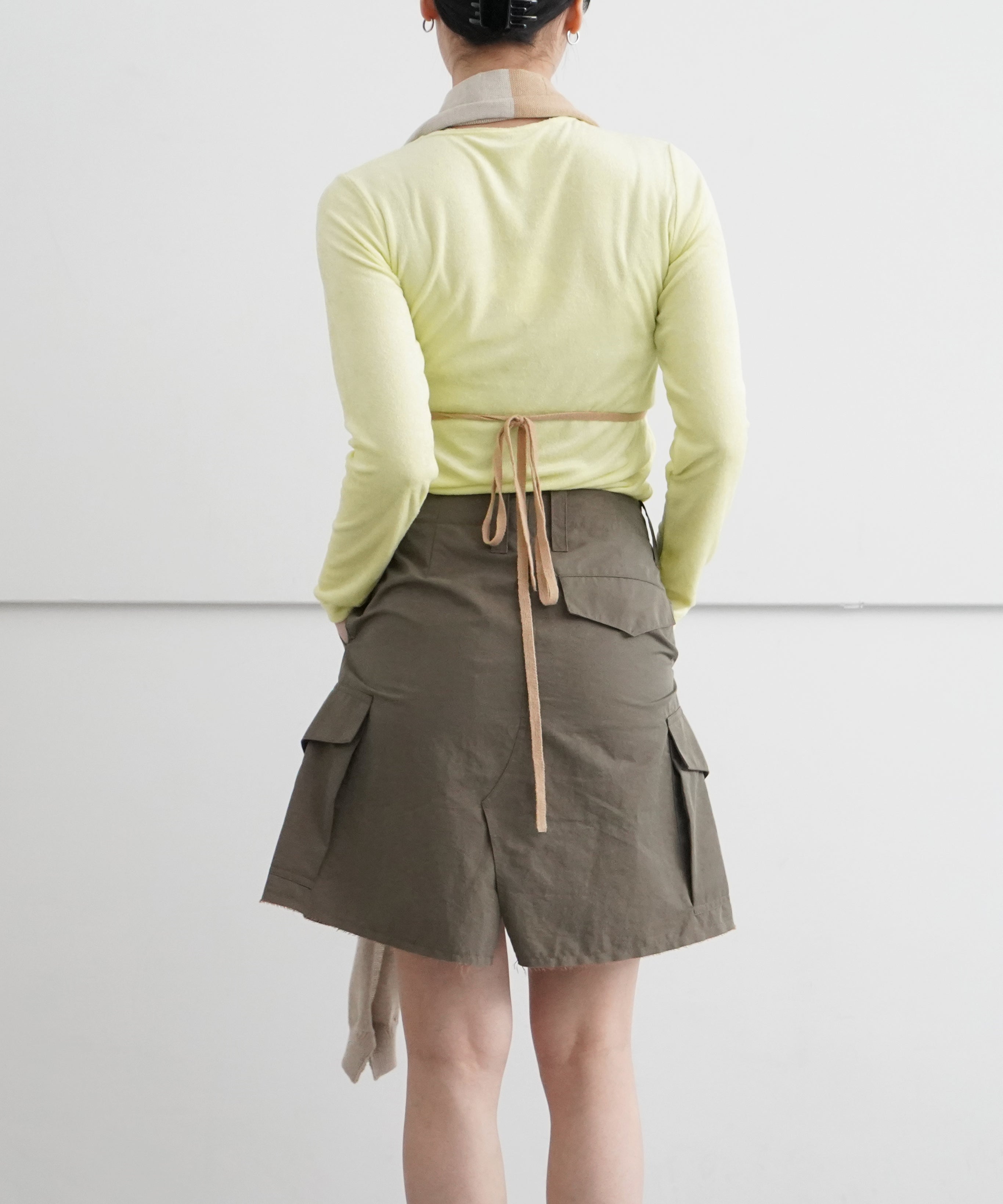 kotohayokozawa Muffler bikini knit "BEIGE"